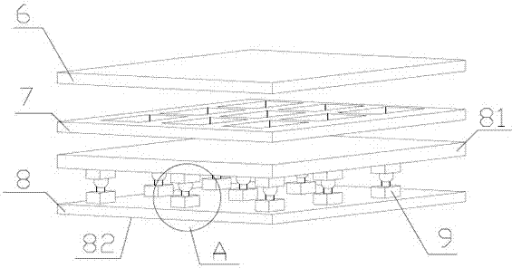 Traction structure of an outdoor elevator