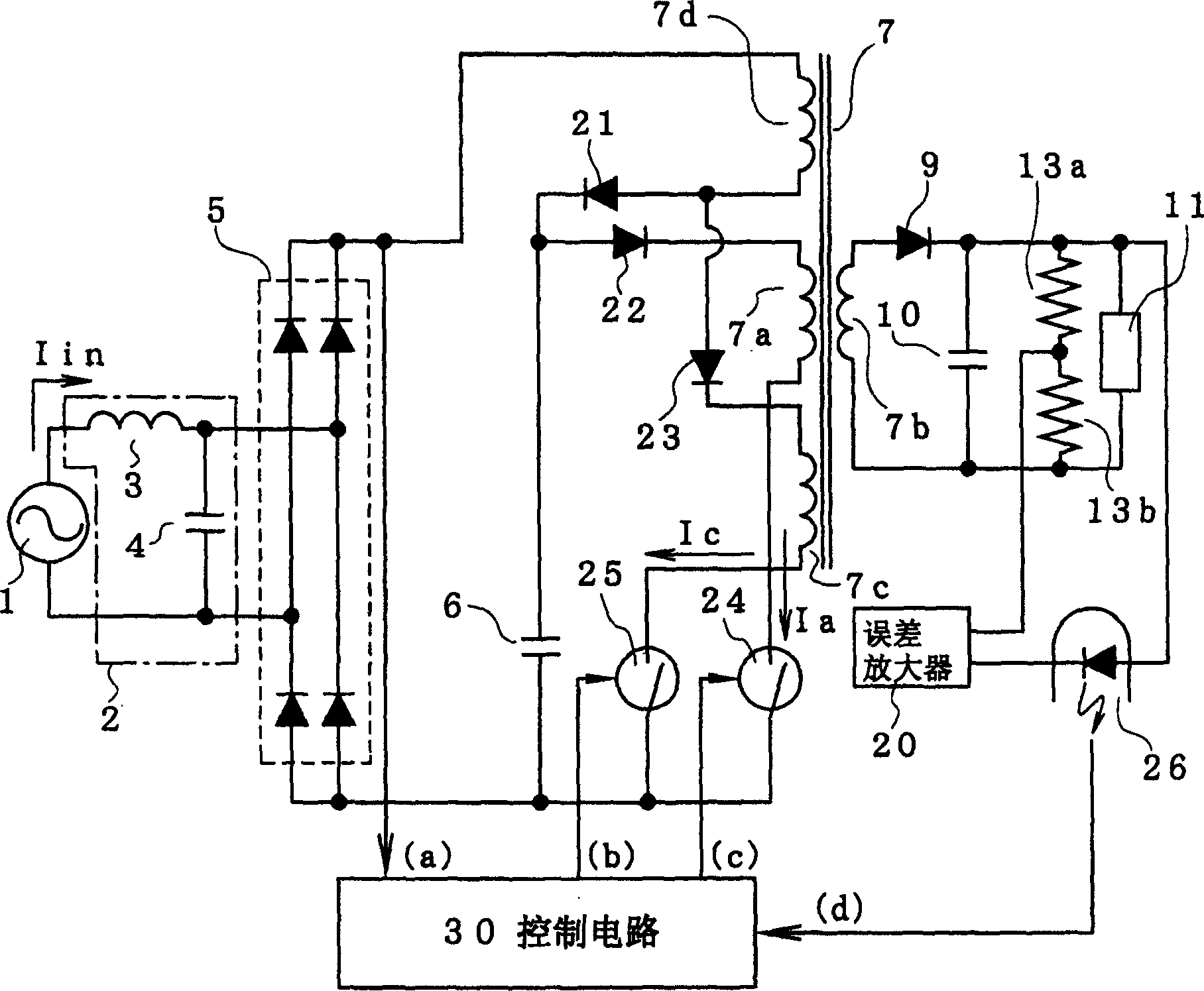 Switch power-supply device