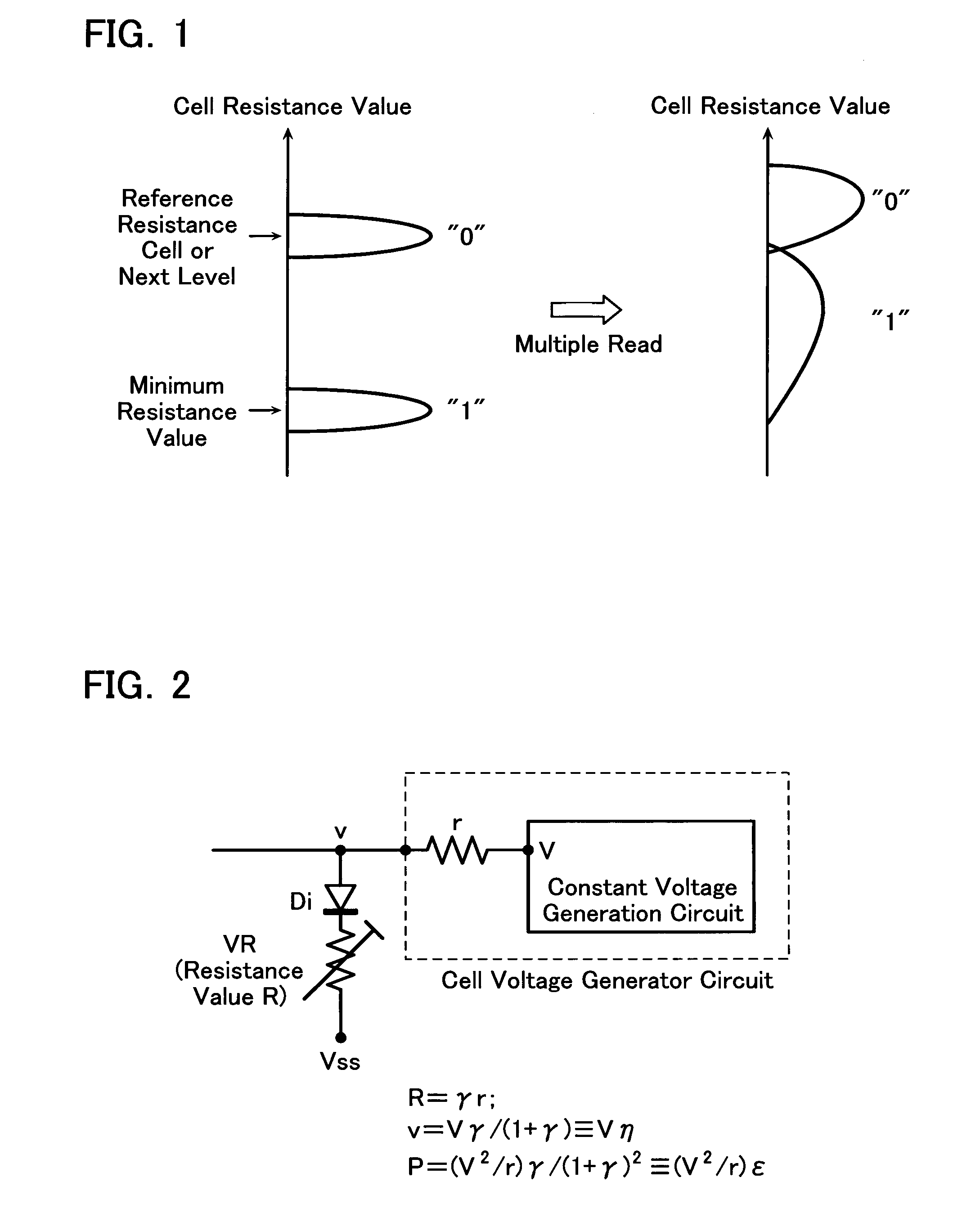 Resistance-changing memory device