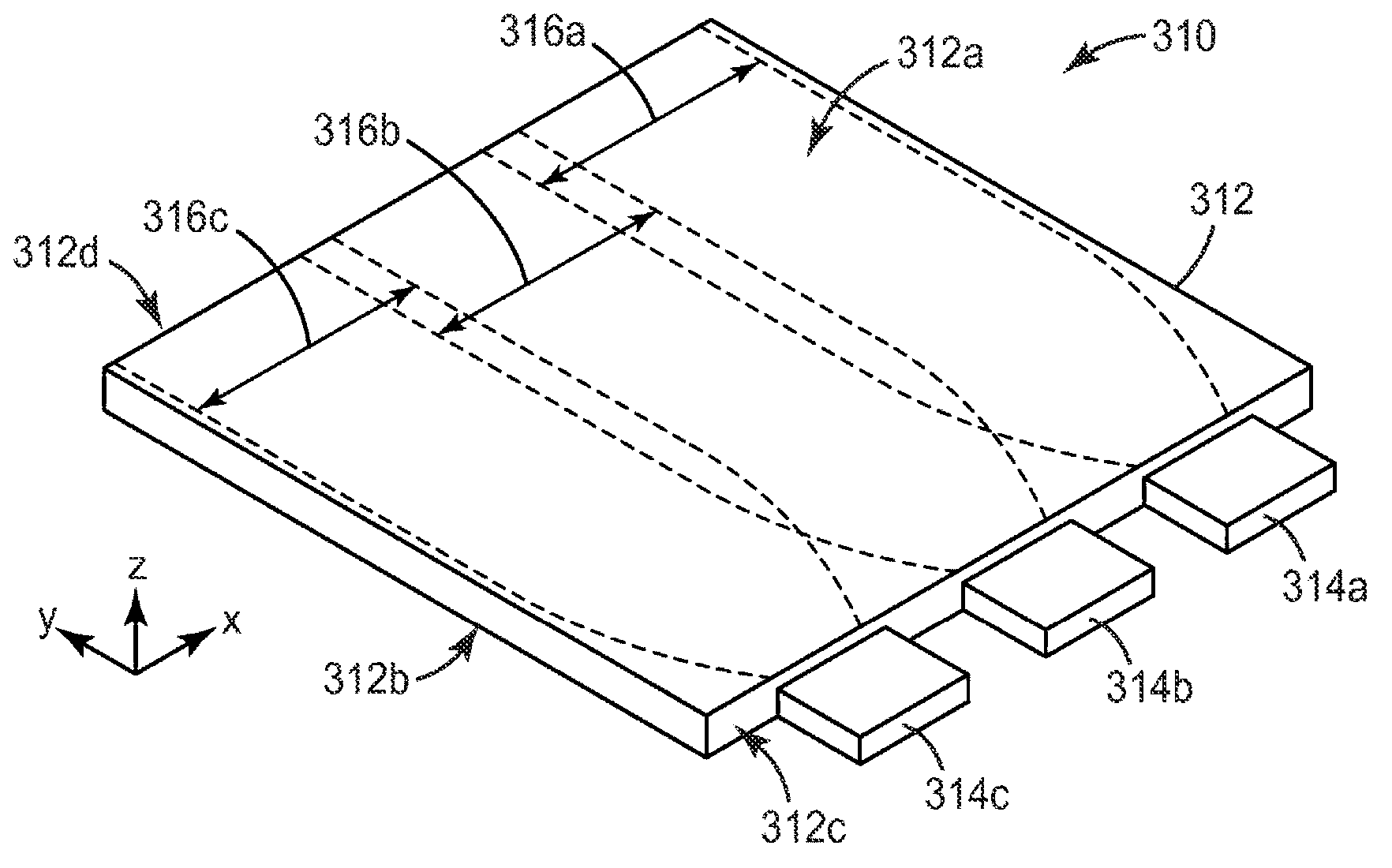 Scanning backlight with slatless light guide