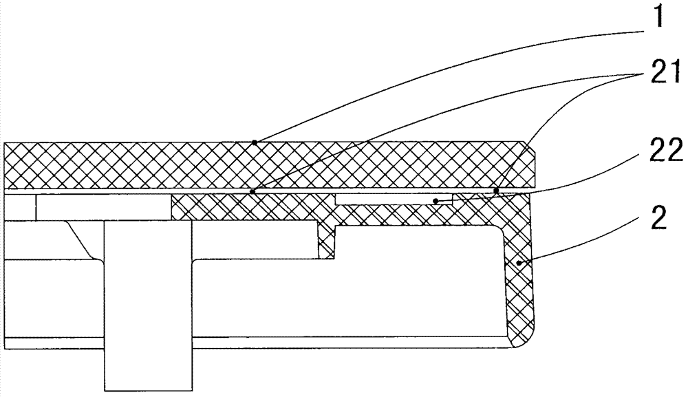 Household electrical appliance product and bonding method thereof