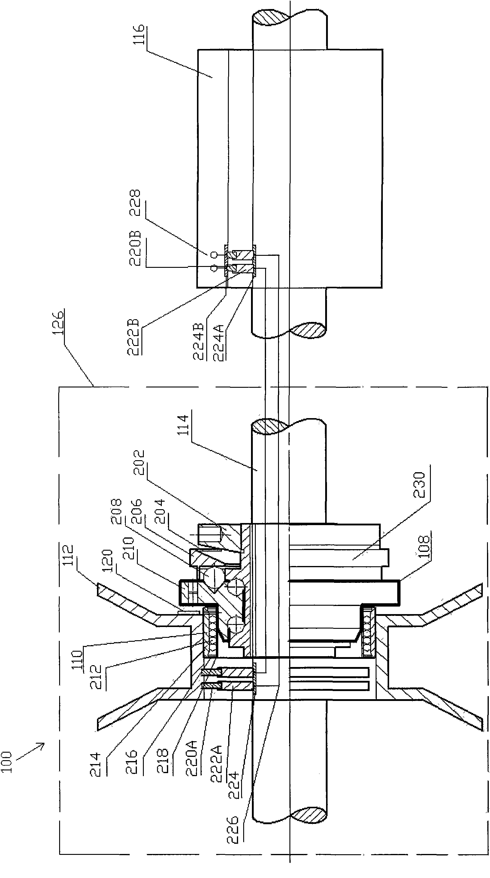 Device and method for taking up and laying cable conductors synchronously