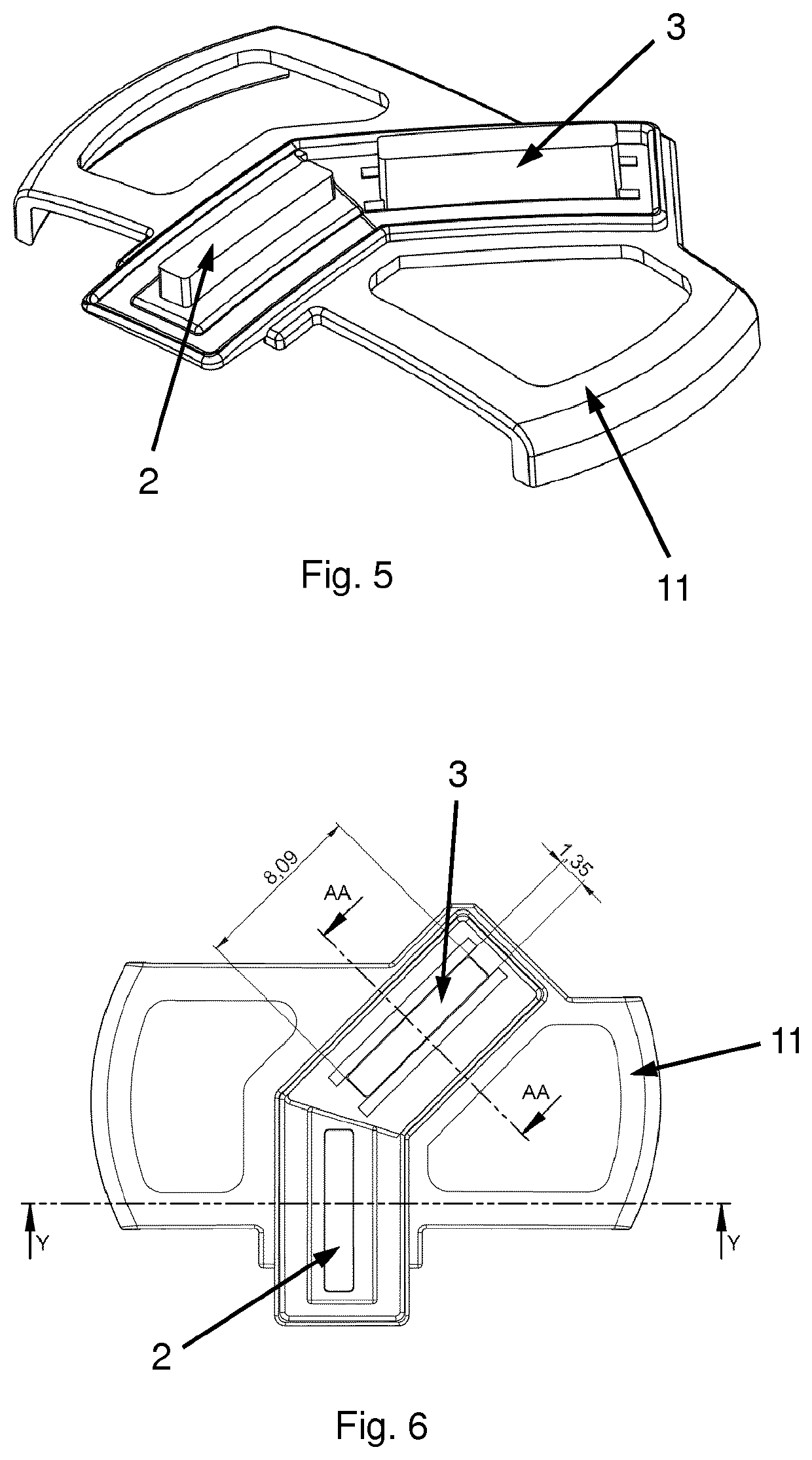 Device for measuring light exposure of a subject