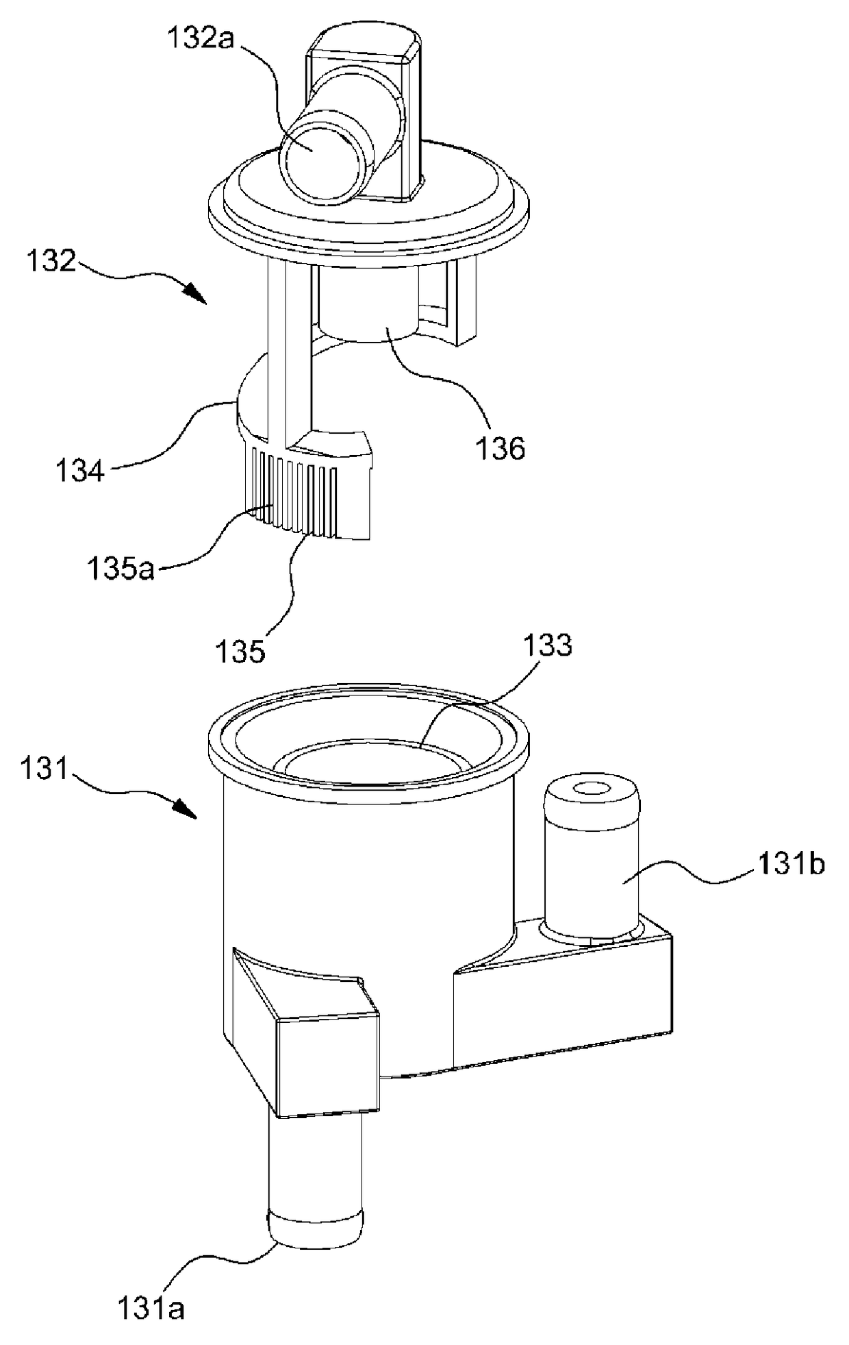 Separator for separating fluid and SCR urea injection system using the same