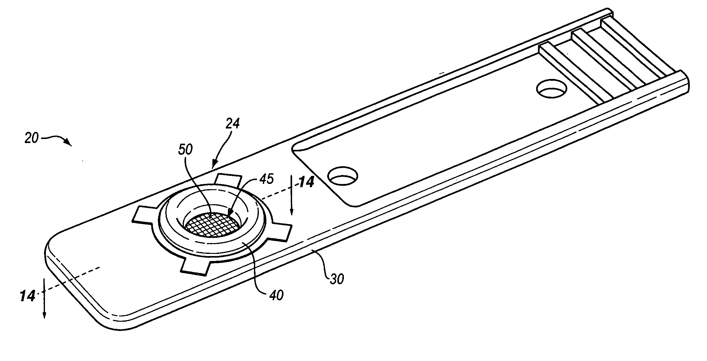 Apparatus and method of manufacturing bodily fluid test strip