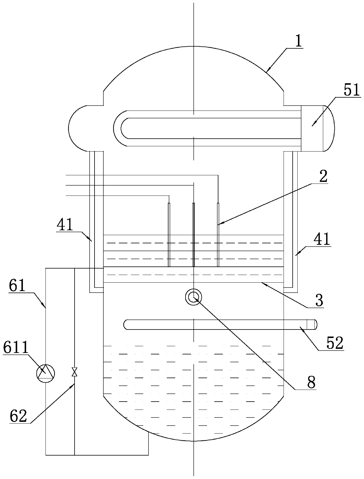 High-voltage electrode boiler