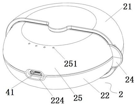 True wireless Bluetooth headset suite and assembling method thereof