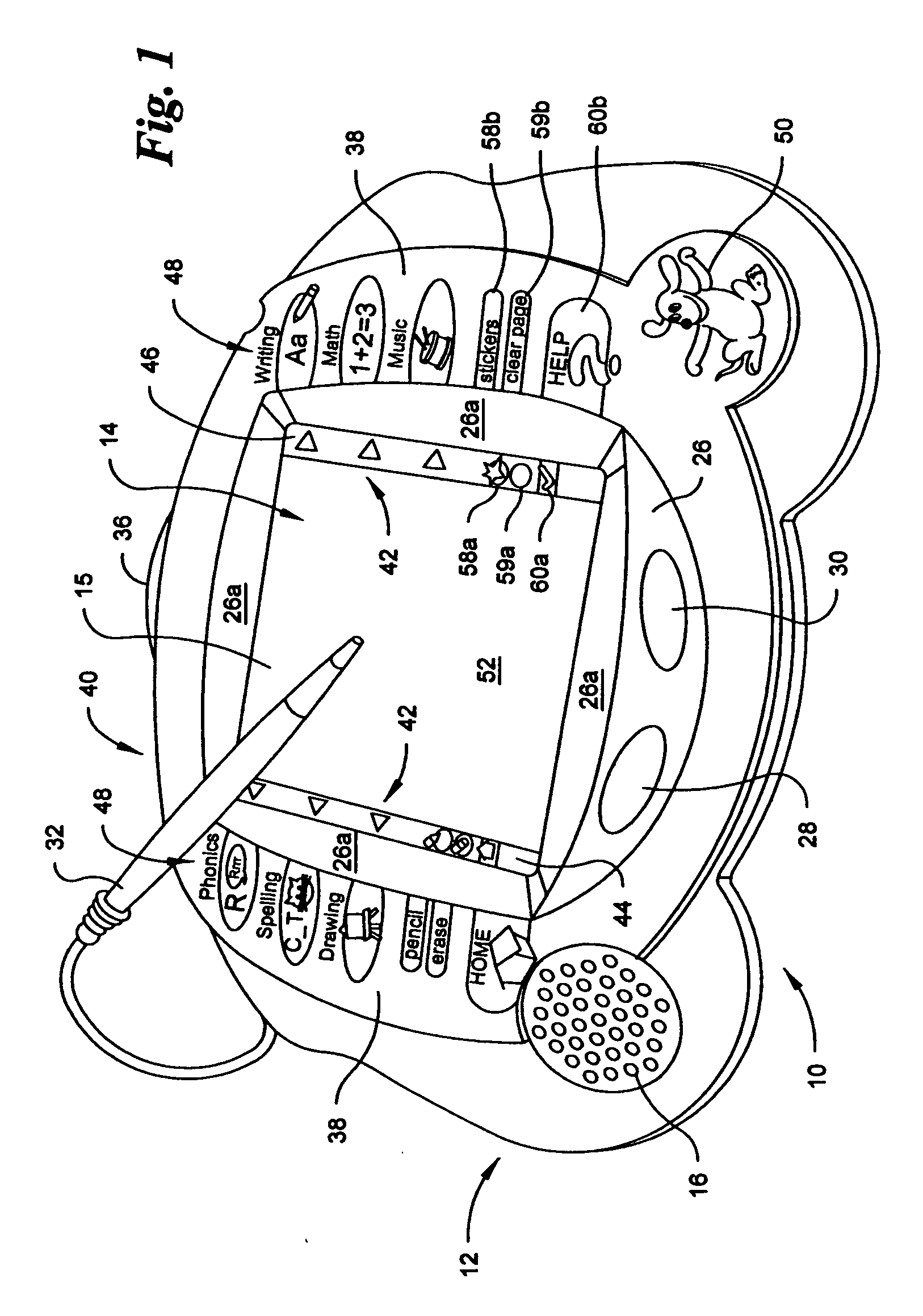 Hand-held interactive electronic device