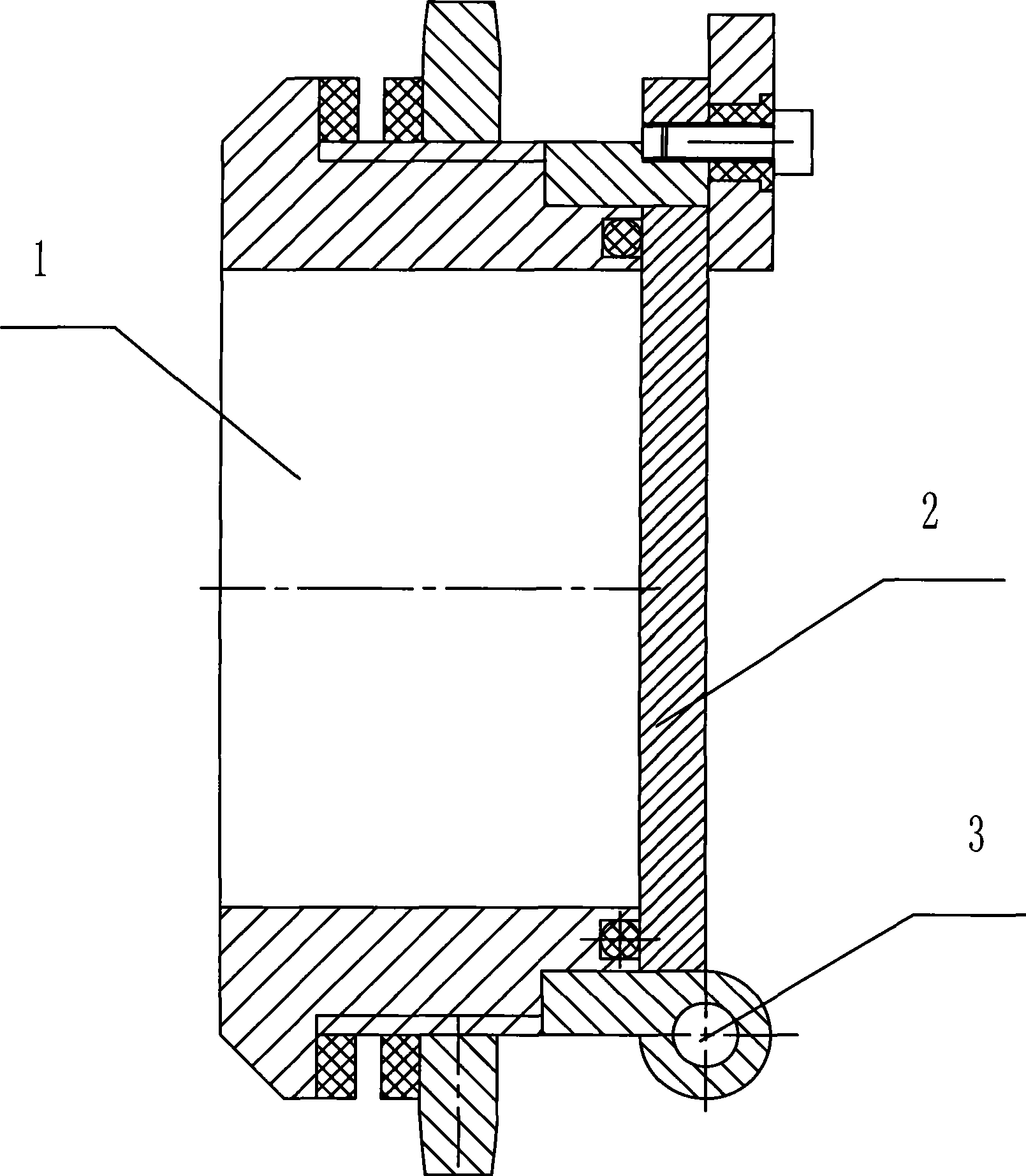 Embrasure structure on armored vehicle