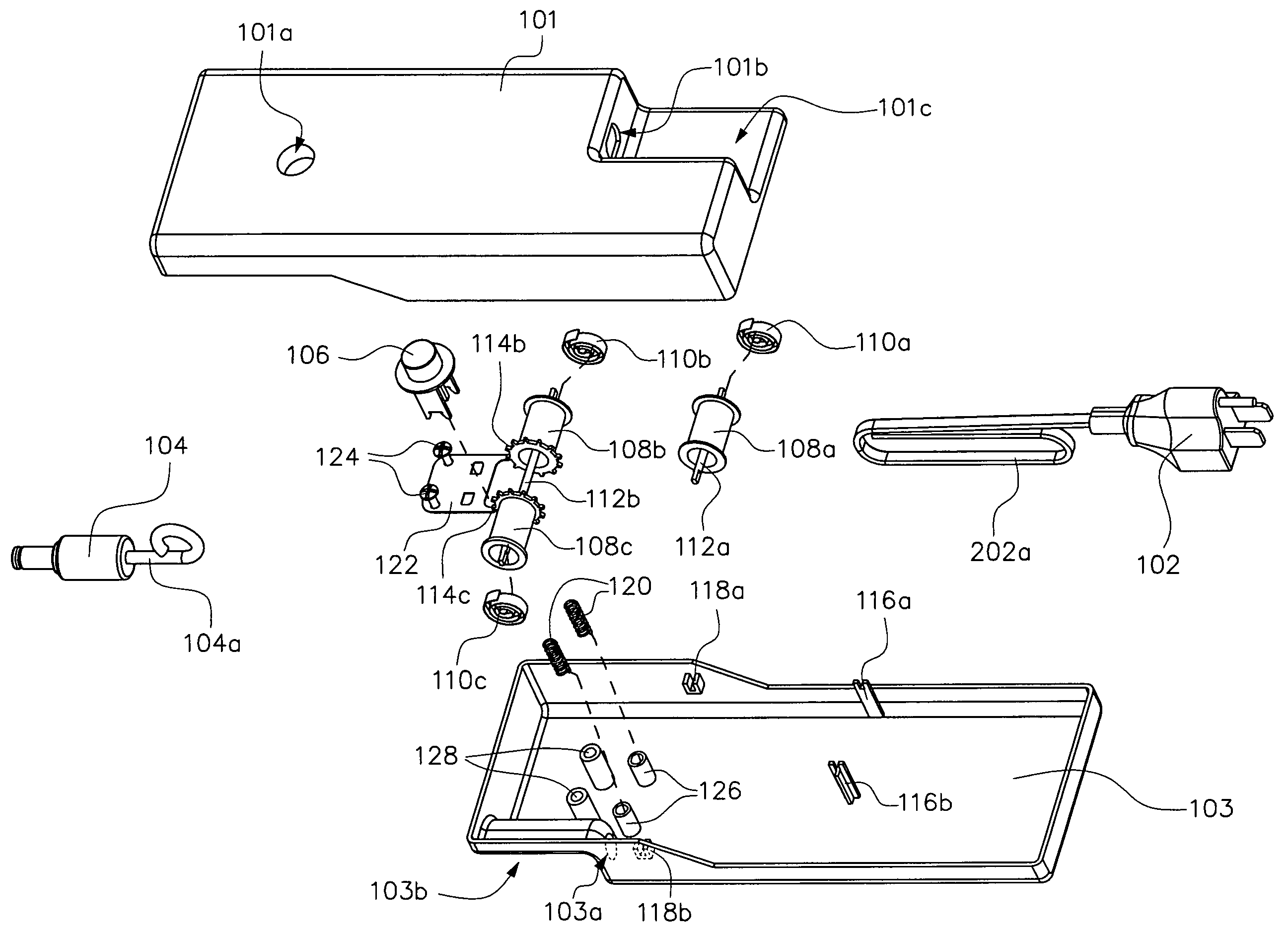 Adapter module for portable computer