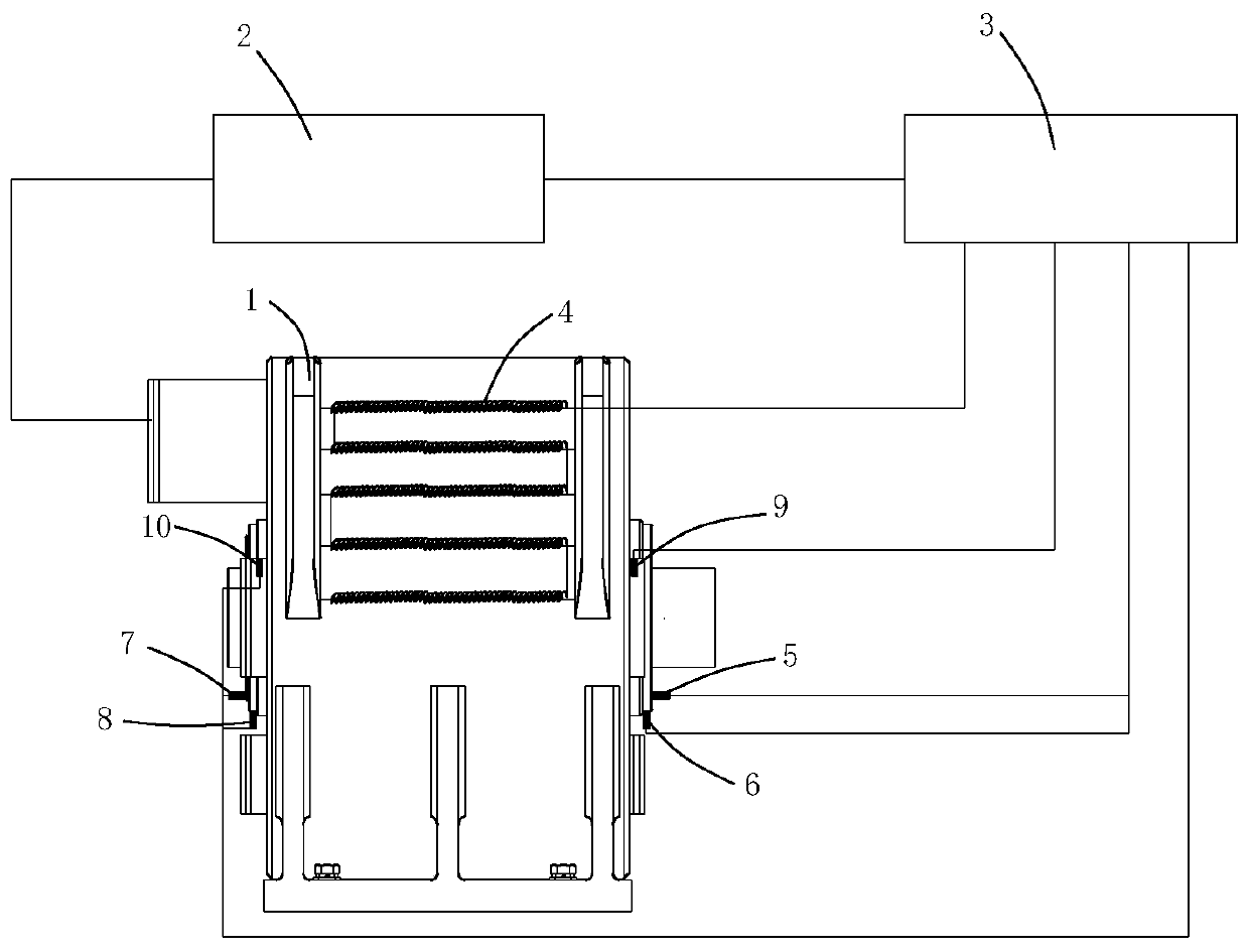 Fault diagnosis system and method for high-power permanent magnet motor