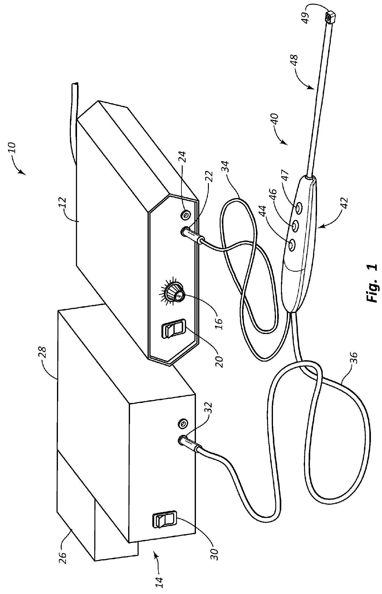 Electrosurgical instrument with selective control of electrode activity