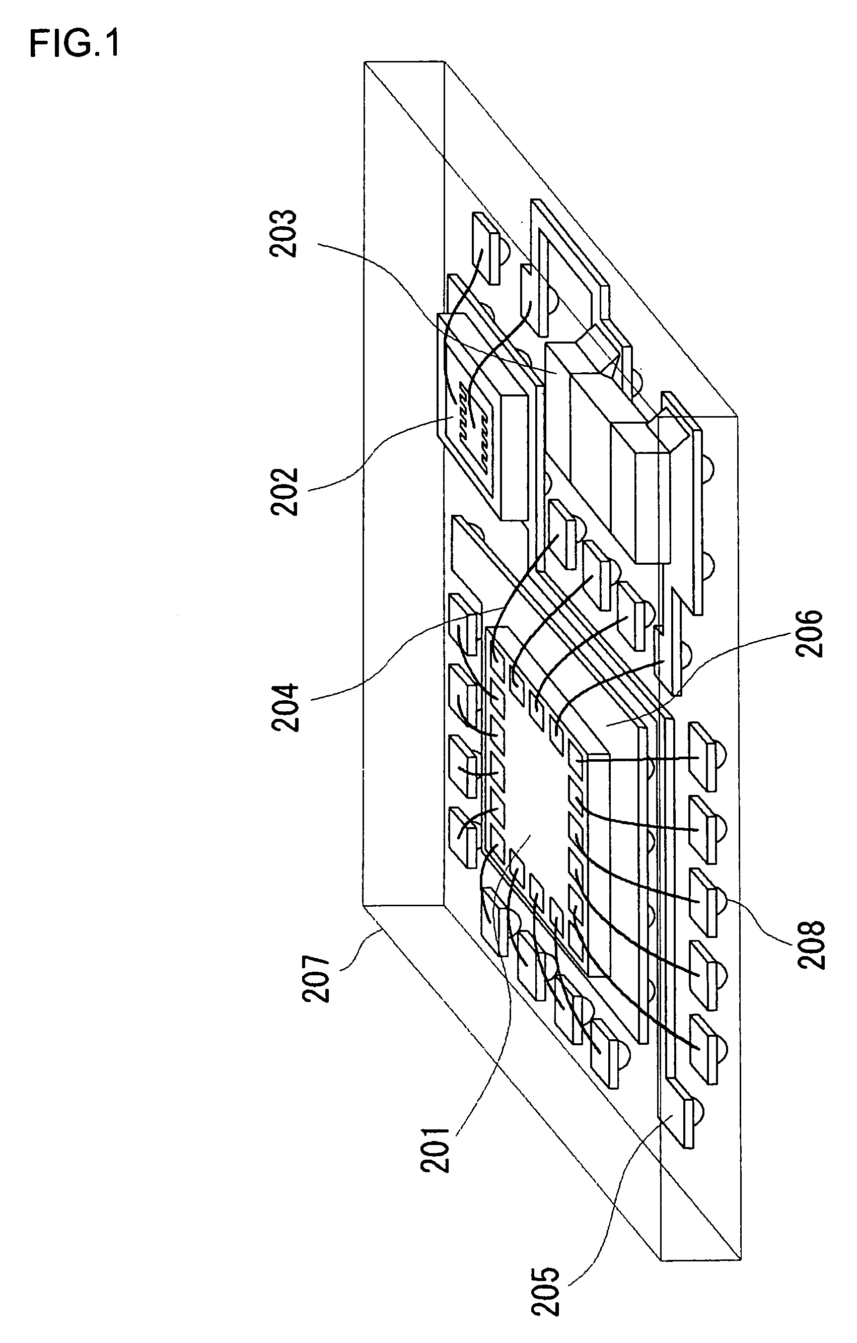 Device mounting board and semiconductor apparatus using device mounting board