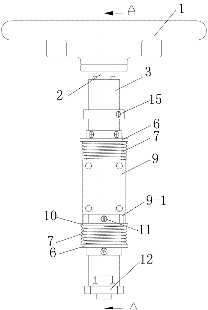 Adjustable display and control multifunctional operating device