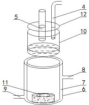 An ultrasonic spray pyrolytic coating device