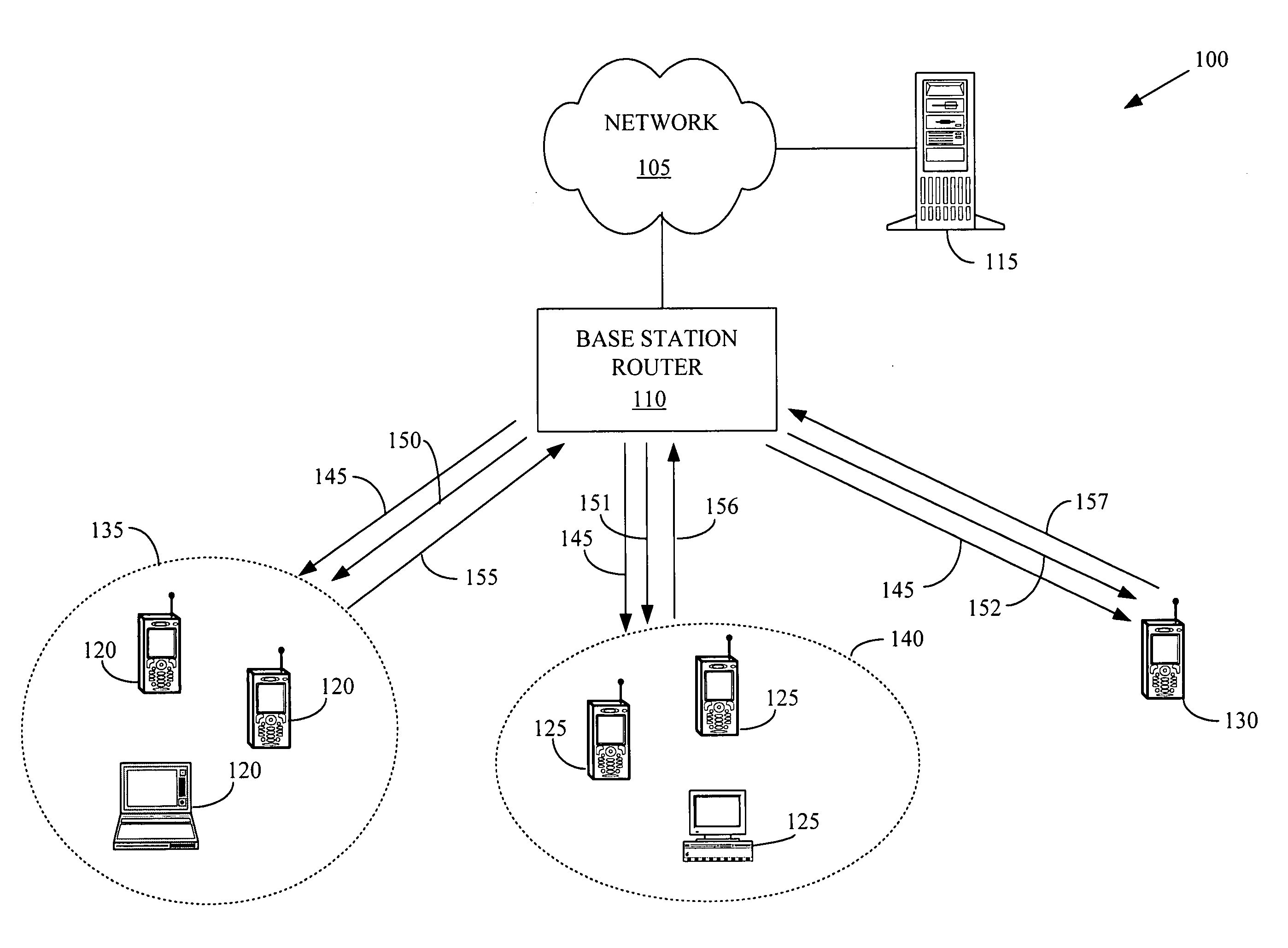 Method for associating multiple users with a shared downlink channel