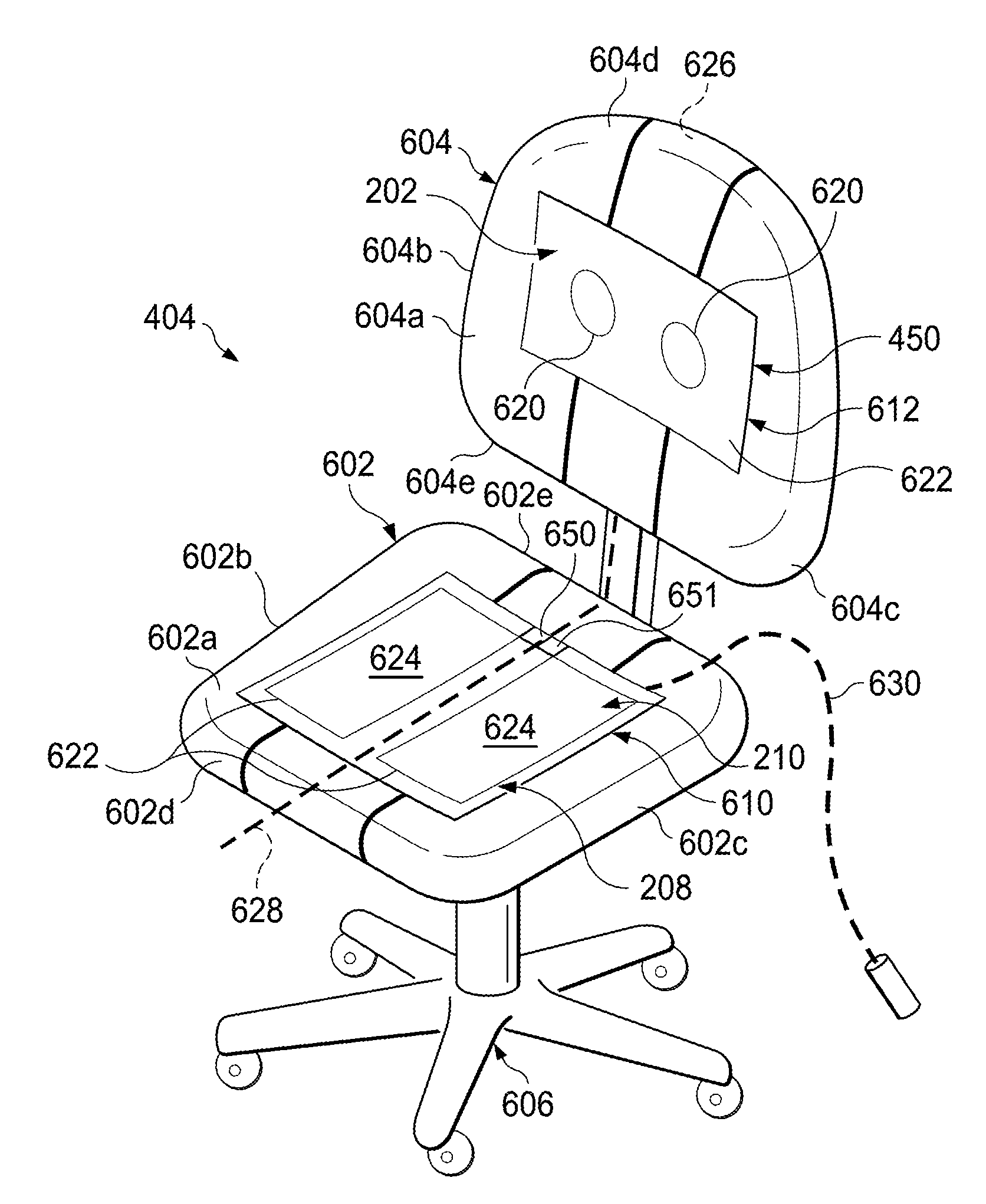 Chair Pad System and Associated, Computer Medium and Computer-Implemented Methods for Monitoring and Improving Health and Productivity of Employees