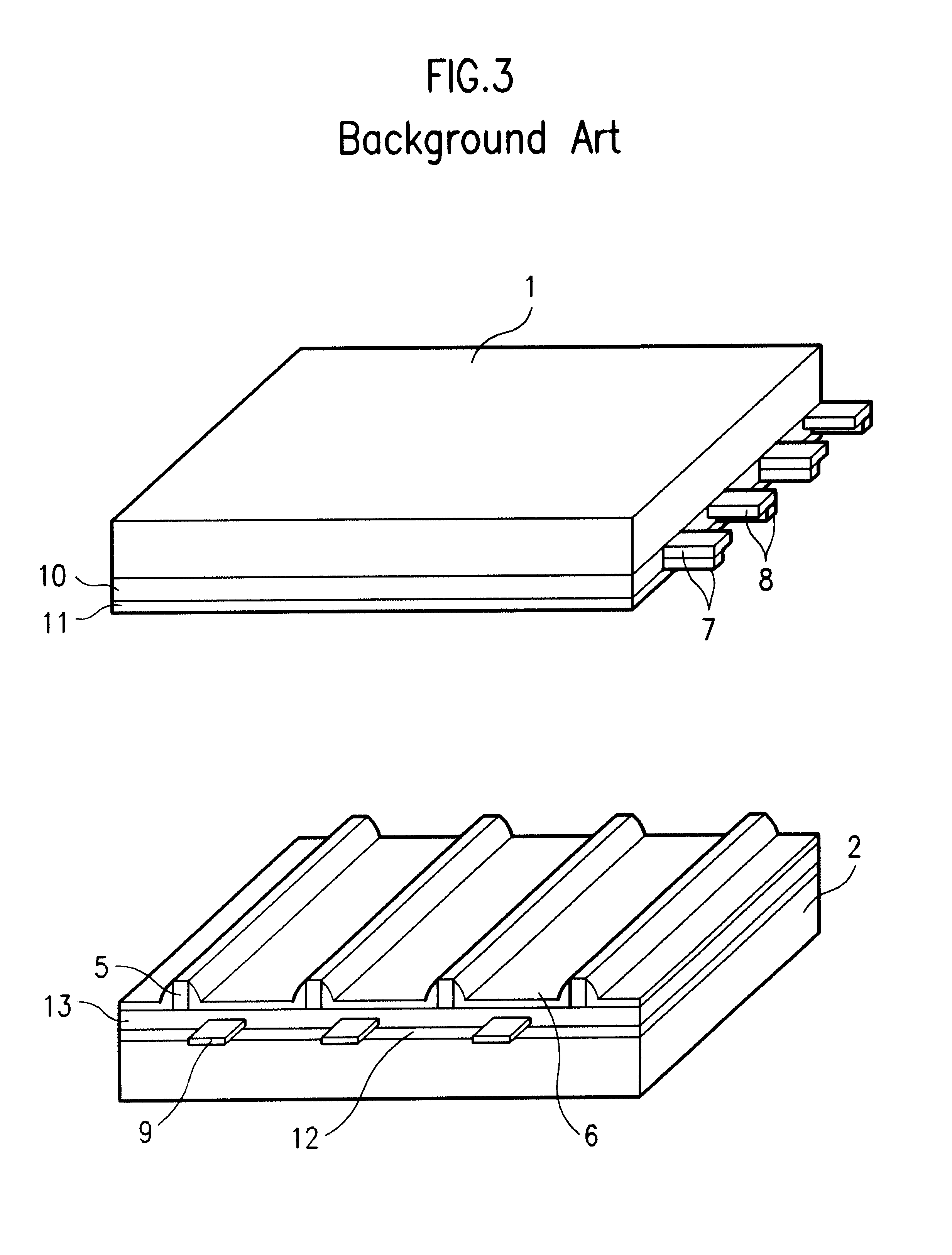 Gas discharge display