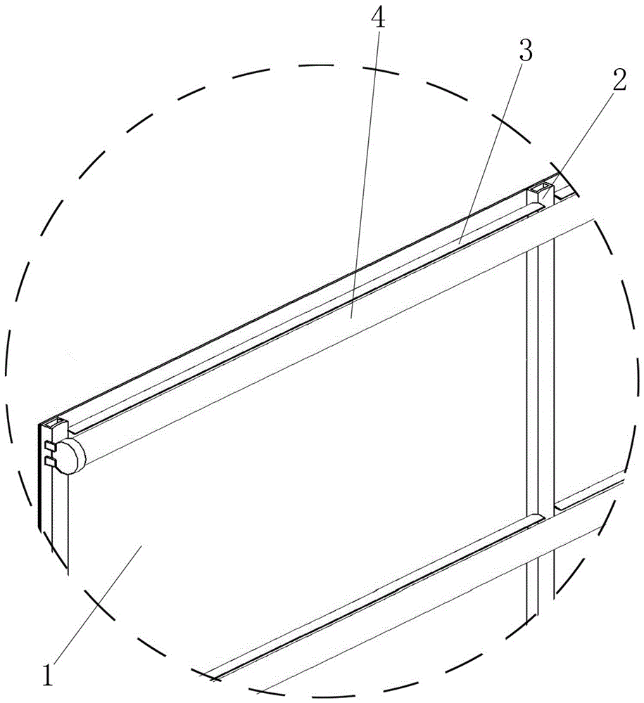 Reflecting surface folding and unfolding structure of foldable and deployable antenna of space-based radar
