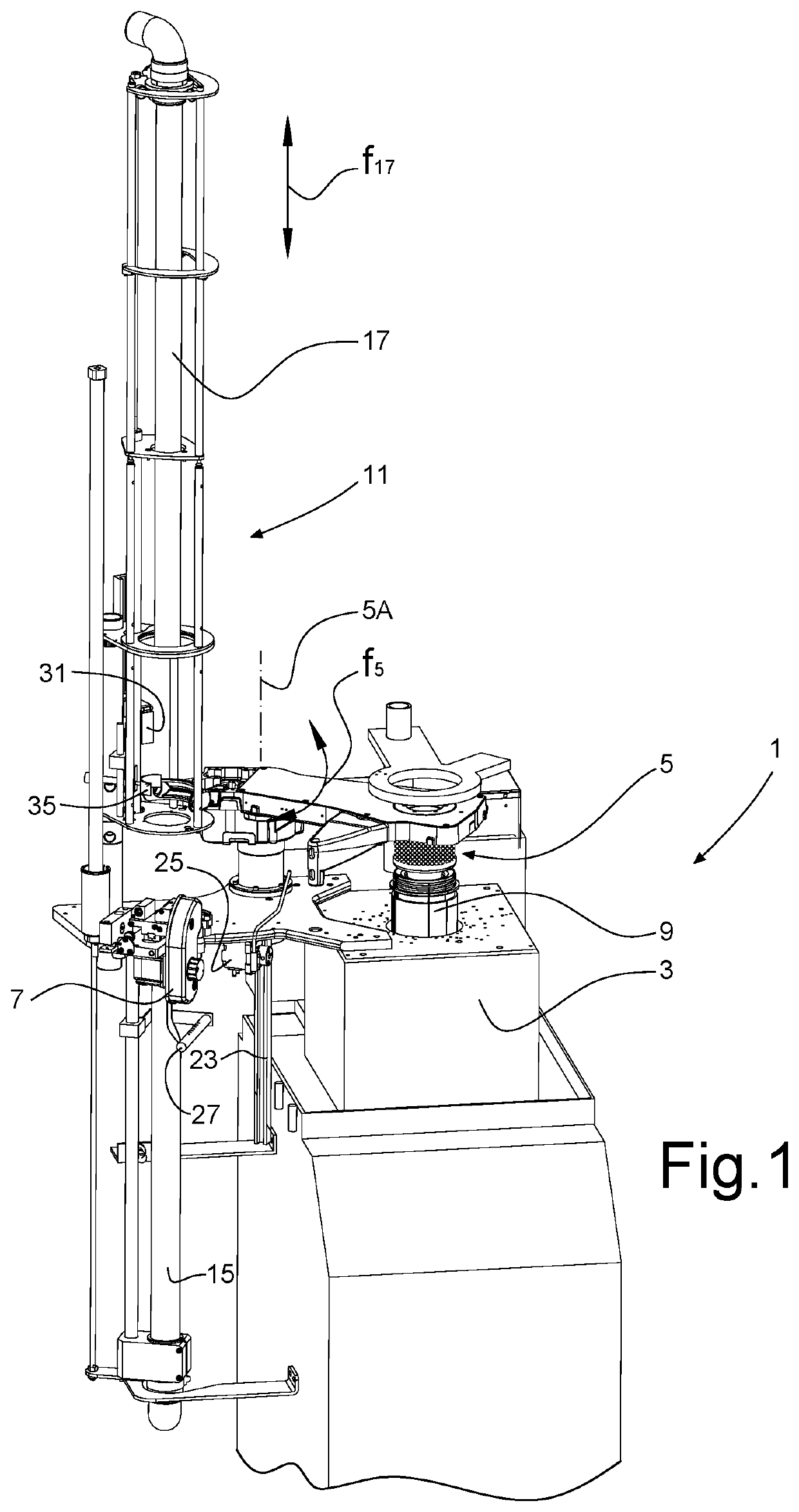 Method and device for reversing a tubular knitted article in a circular knitting machine