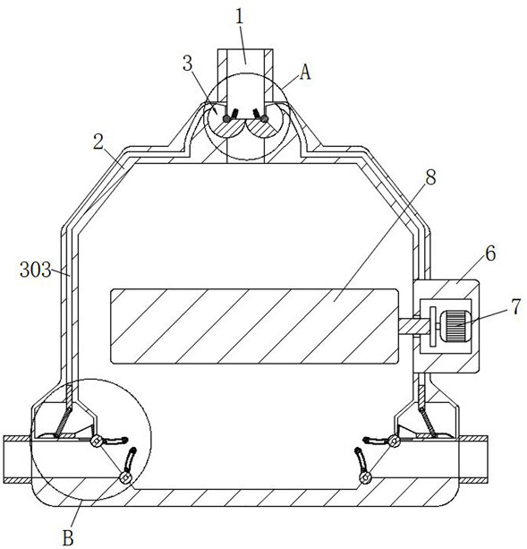 A paint spraying device for intelligent machinery manufacturing and processing