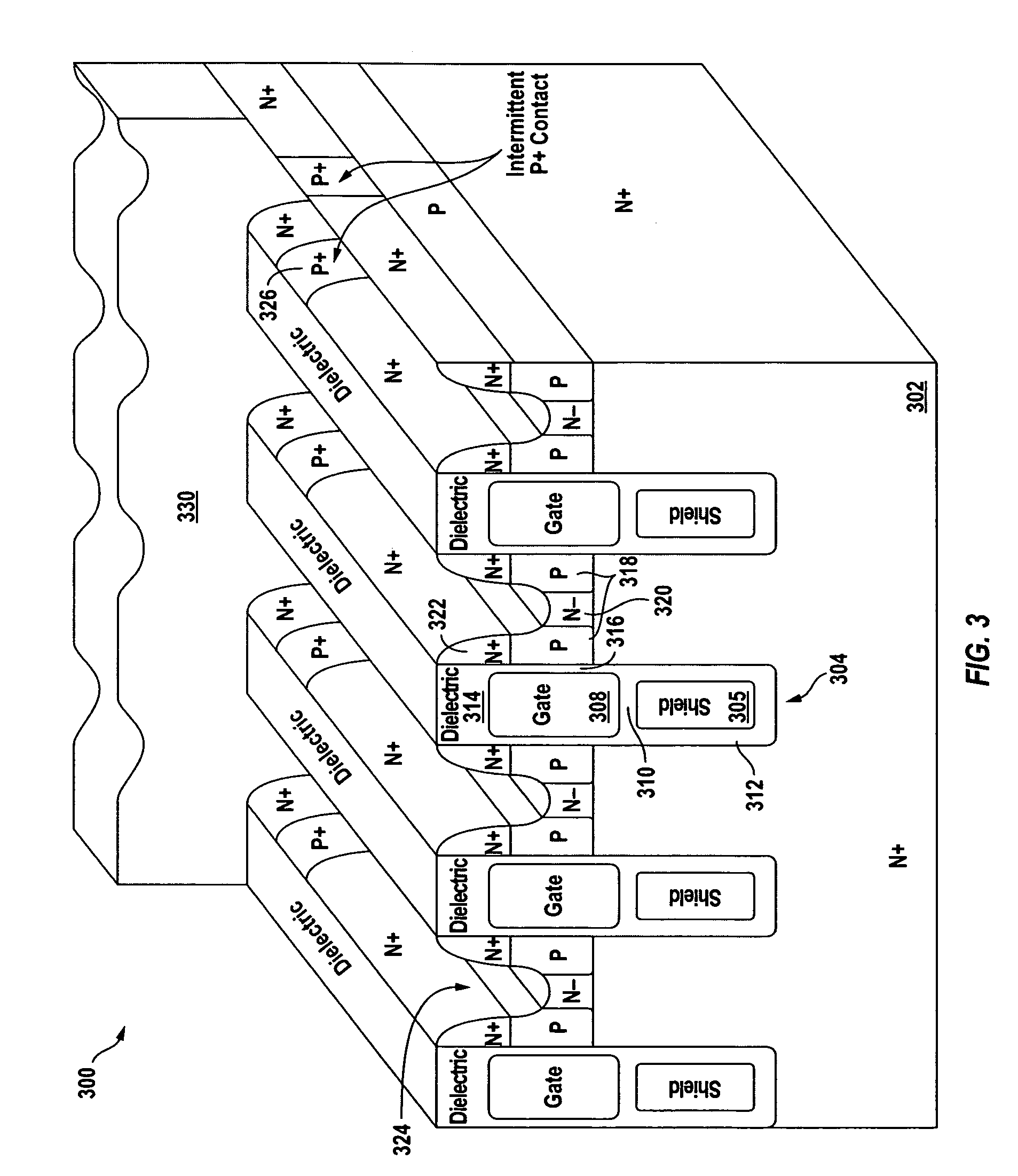 High density trench FET with integrated Schottky diode and method of manufacture