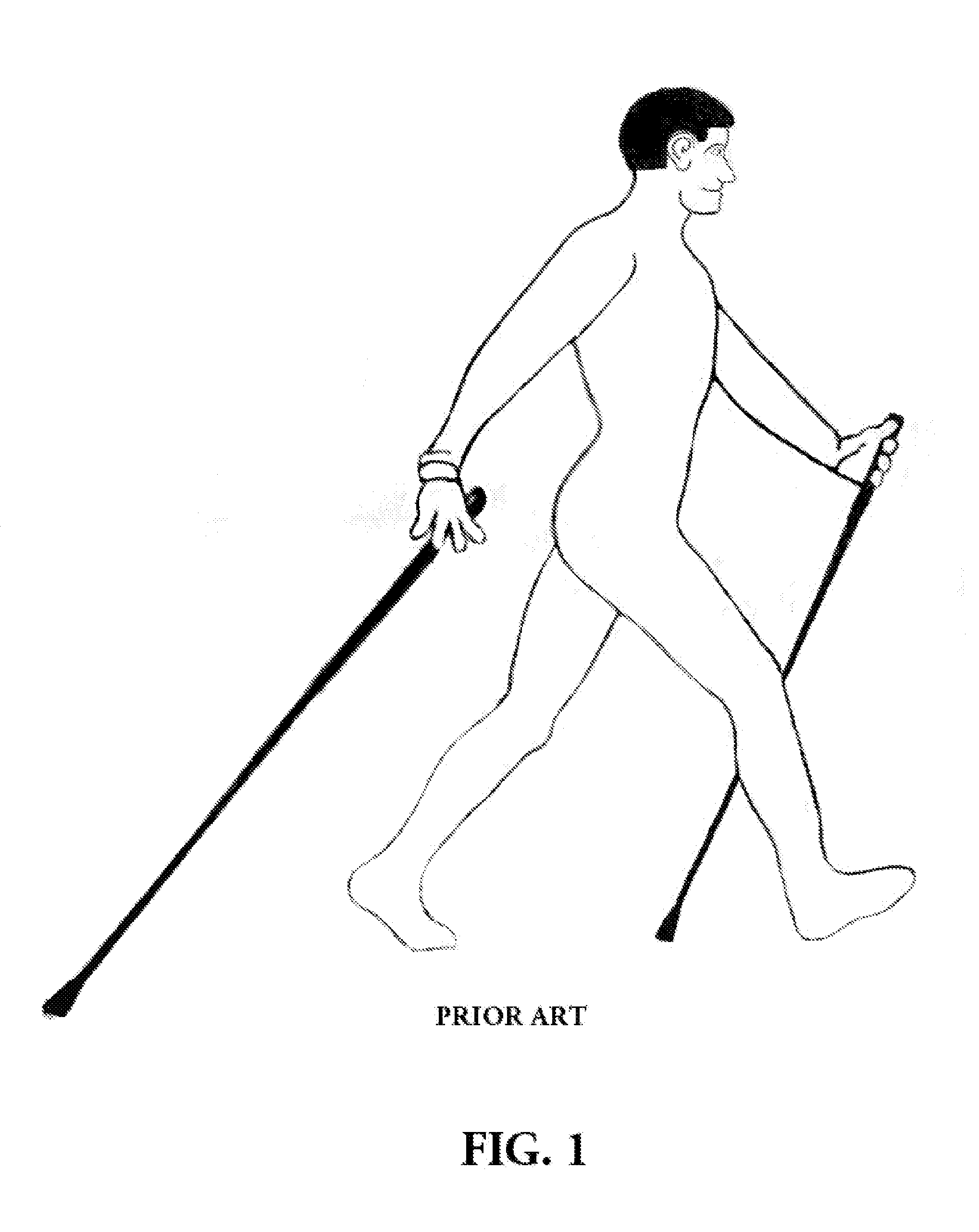Walking Stick with S-Shaped Flexure Mechanism to Store and Release Energy