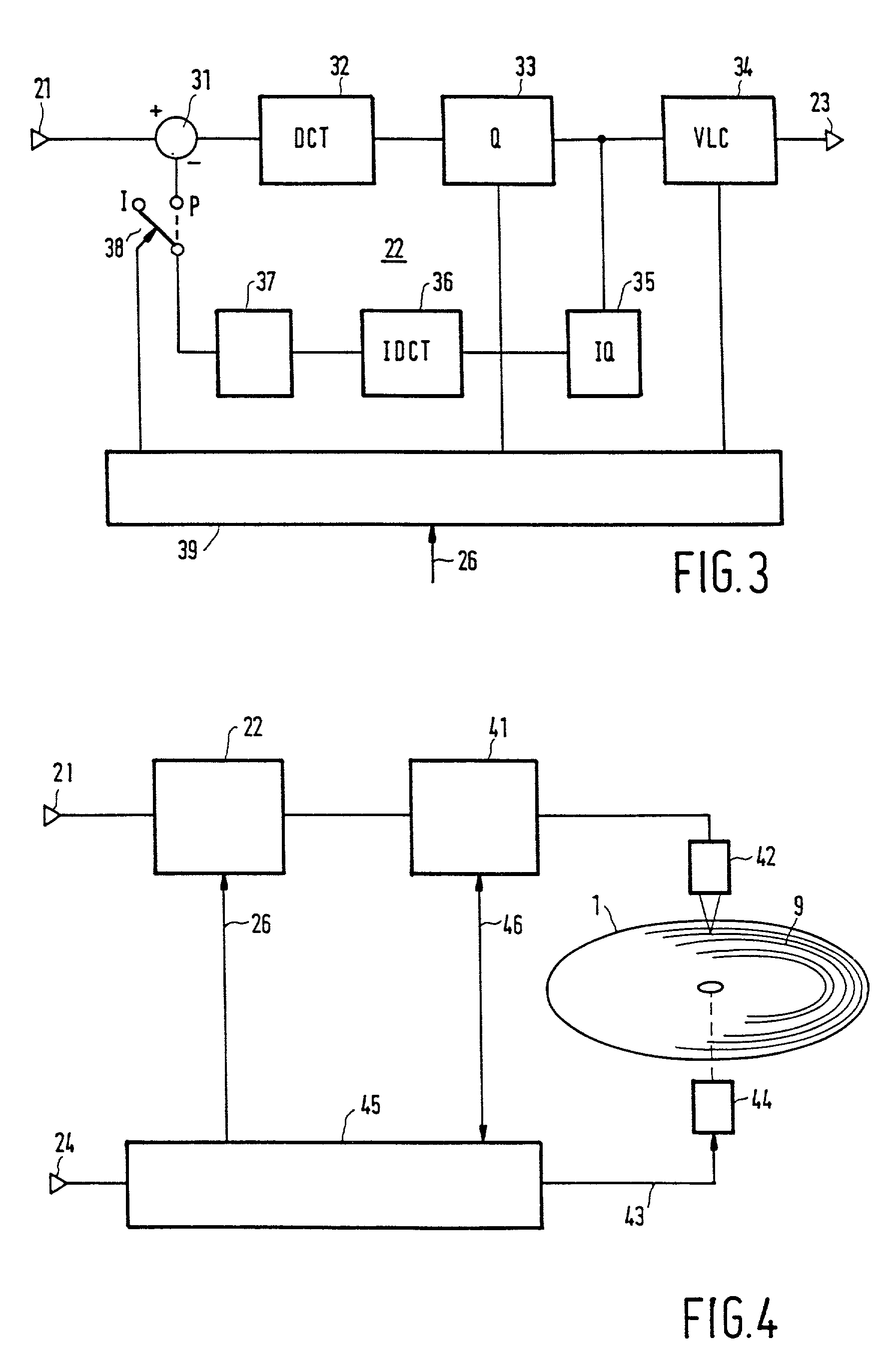 Encoding device for encoding a program and recording device