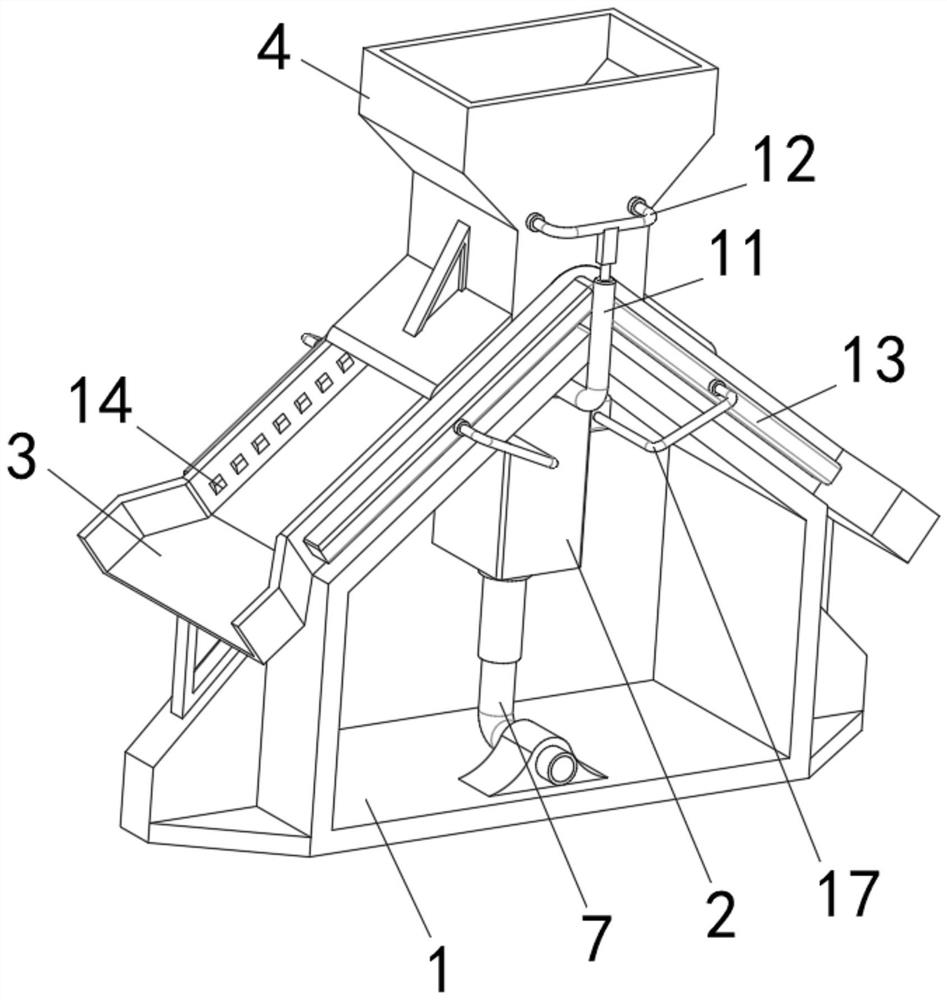 Intelligent material receiving device for numerical control lathe machining