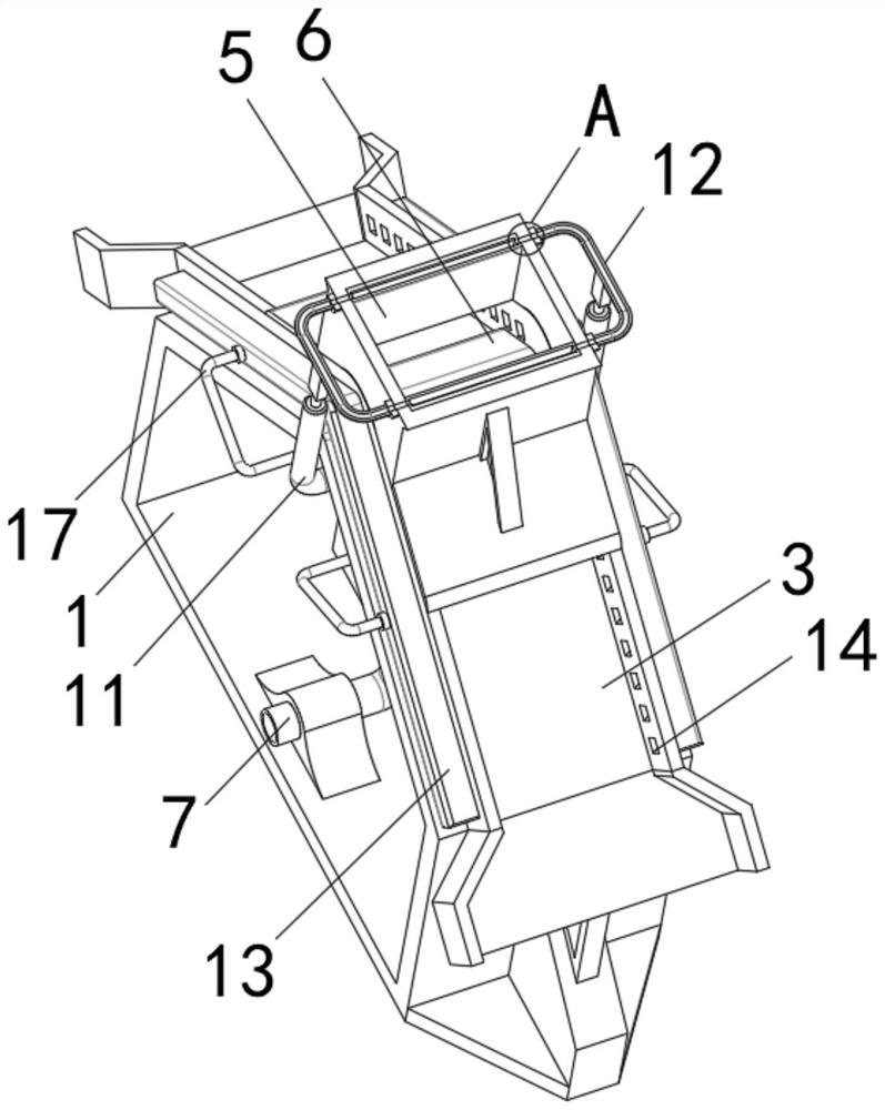 Intelligent material receiving device for numerical control lathe machining