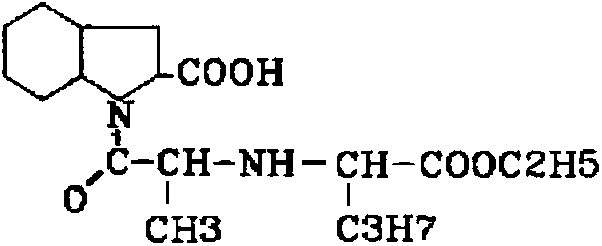 Efficient perindopril tablet and production process thereof