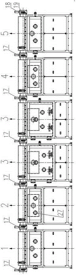 A production process and equipment for a large-scale solar thin-film cell module