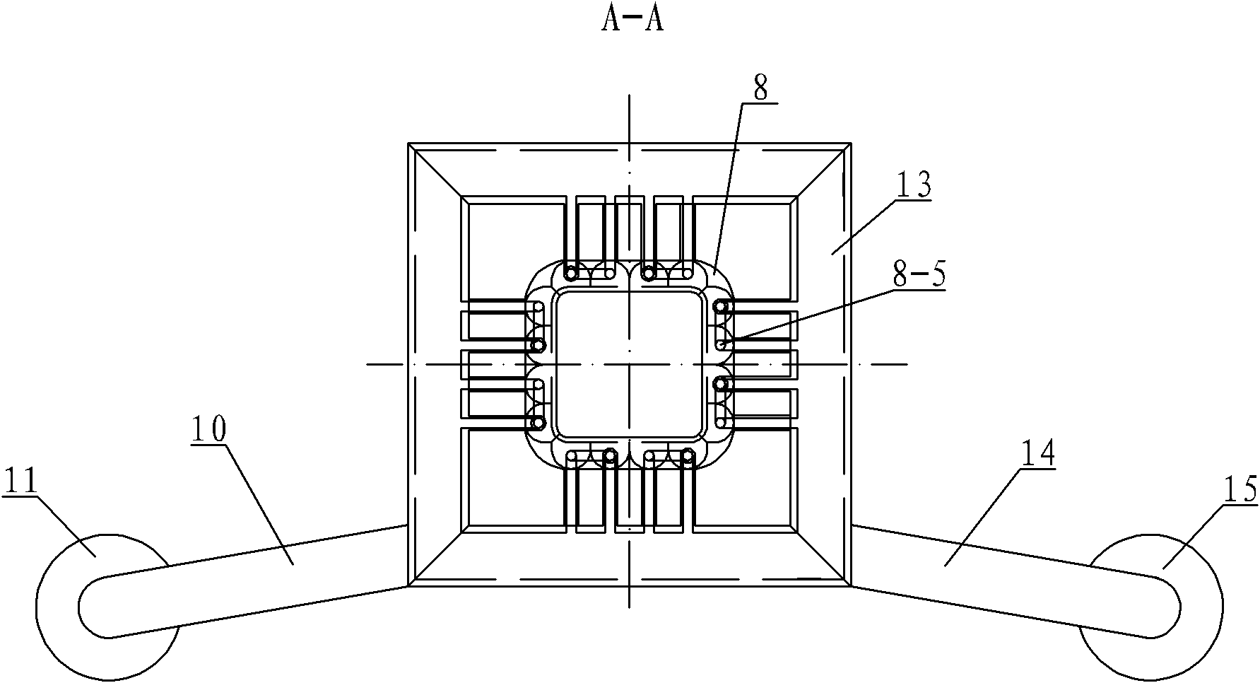 Device for preparing polycrystalline silicon ingots with directional solidification microstructures