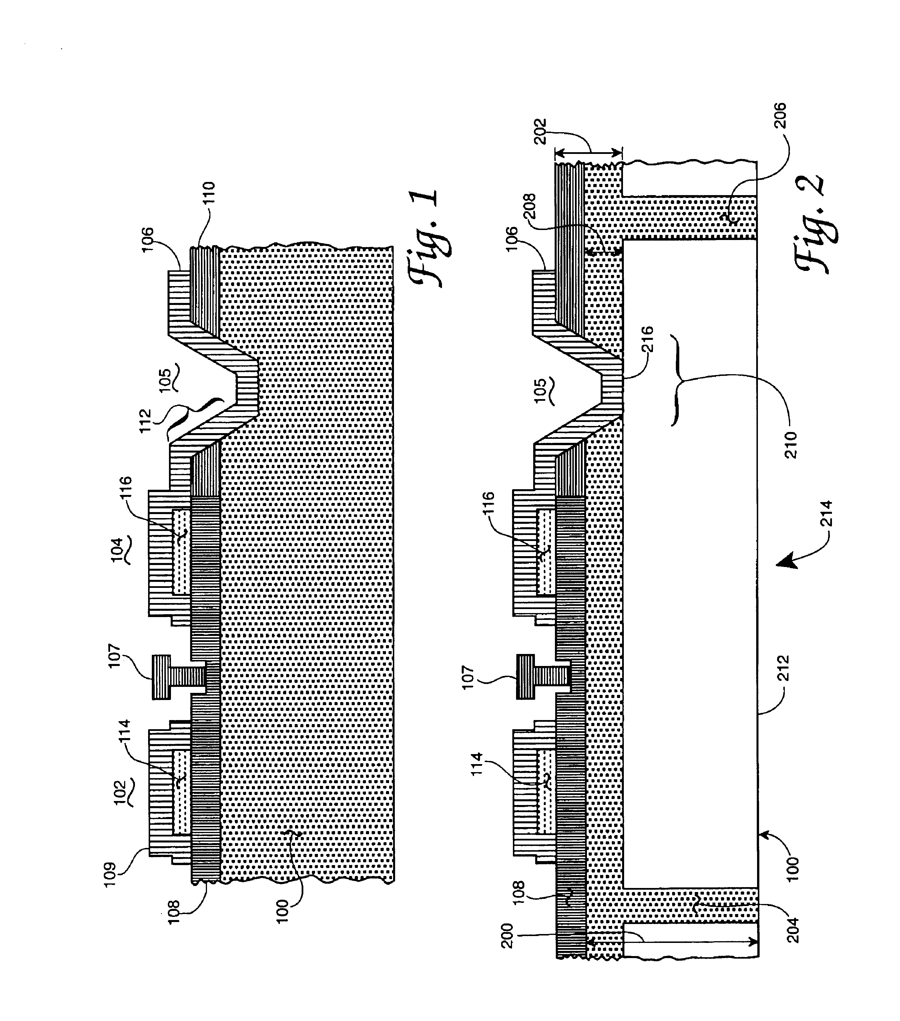 Stiffened backside fabrication for microwave radio frequency wafers