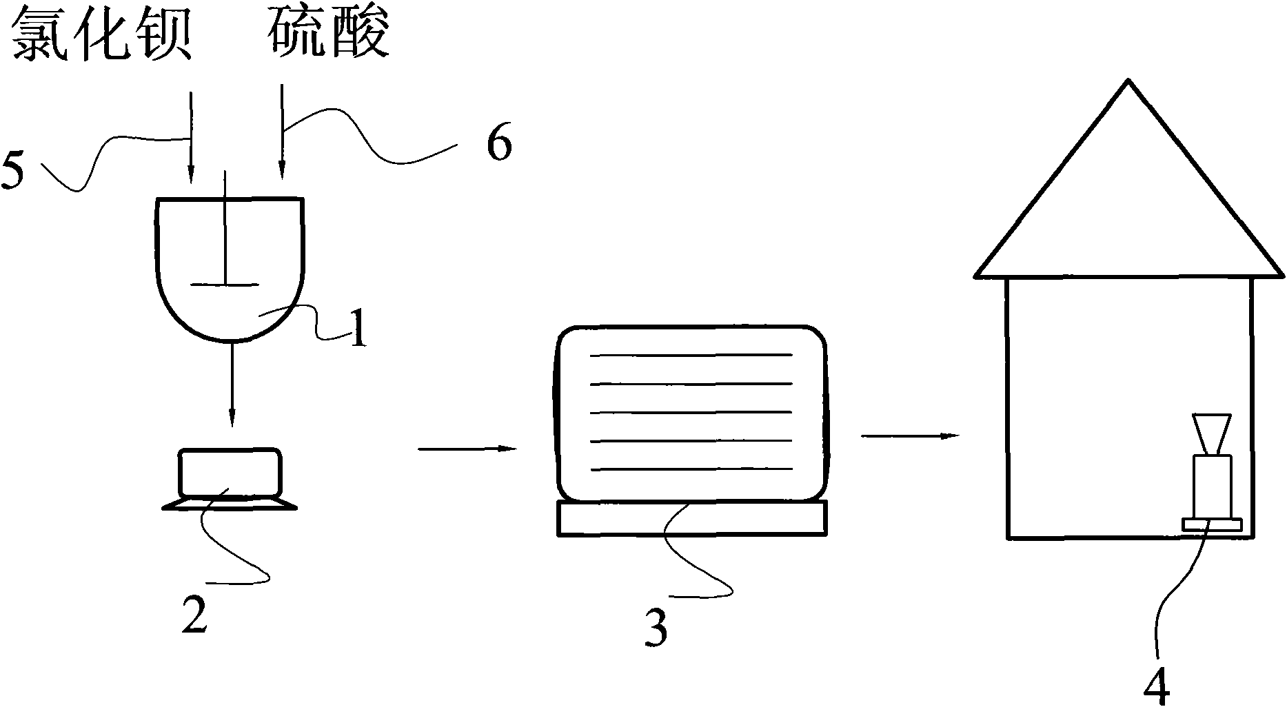 Method for preparing nano barium sulfate and co-producing sodium chloride