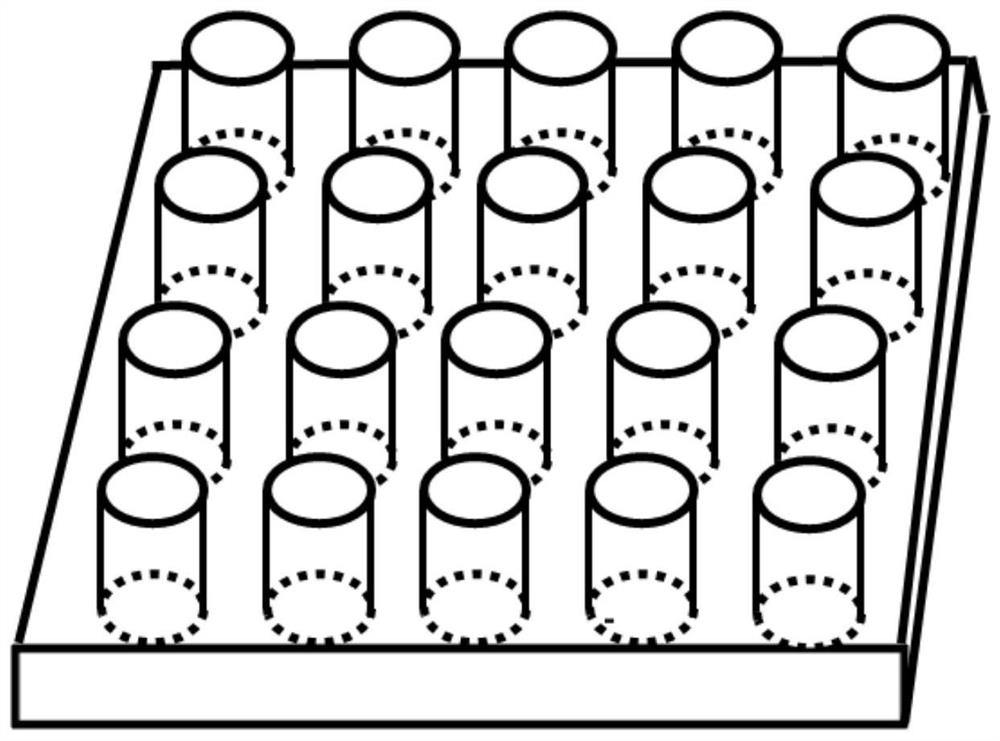 A composite foaming material with imitation pomelo peel structure and its preparation method