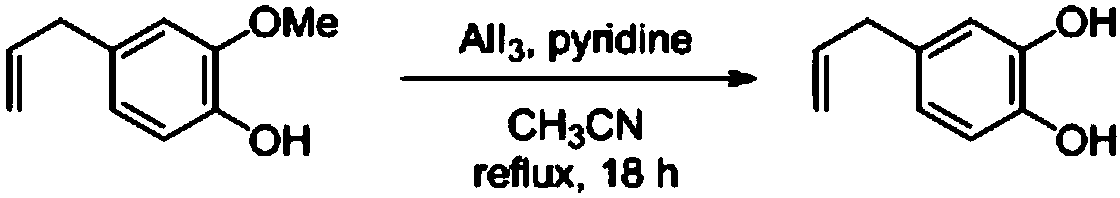 A kind of ether bond breaking method of o-hydroxyphenyl alkyl ether