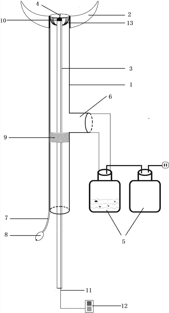 Electric excrement guiding device