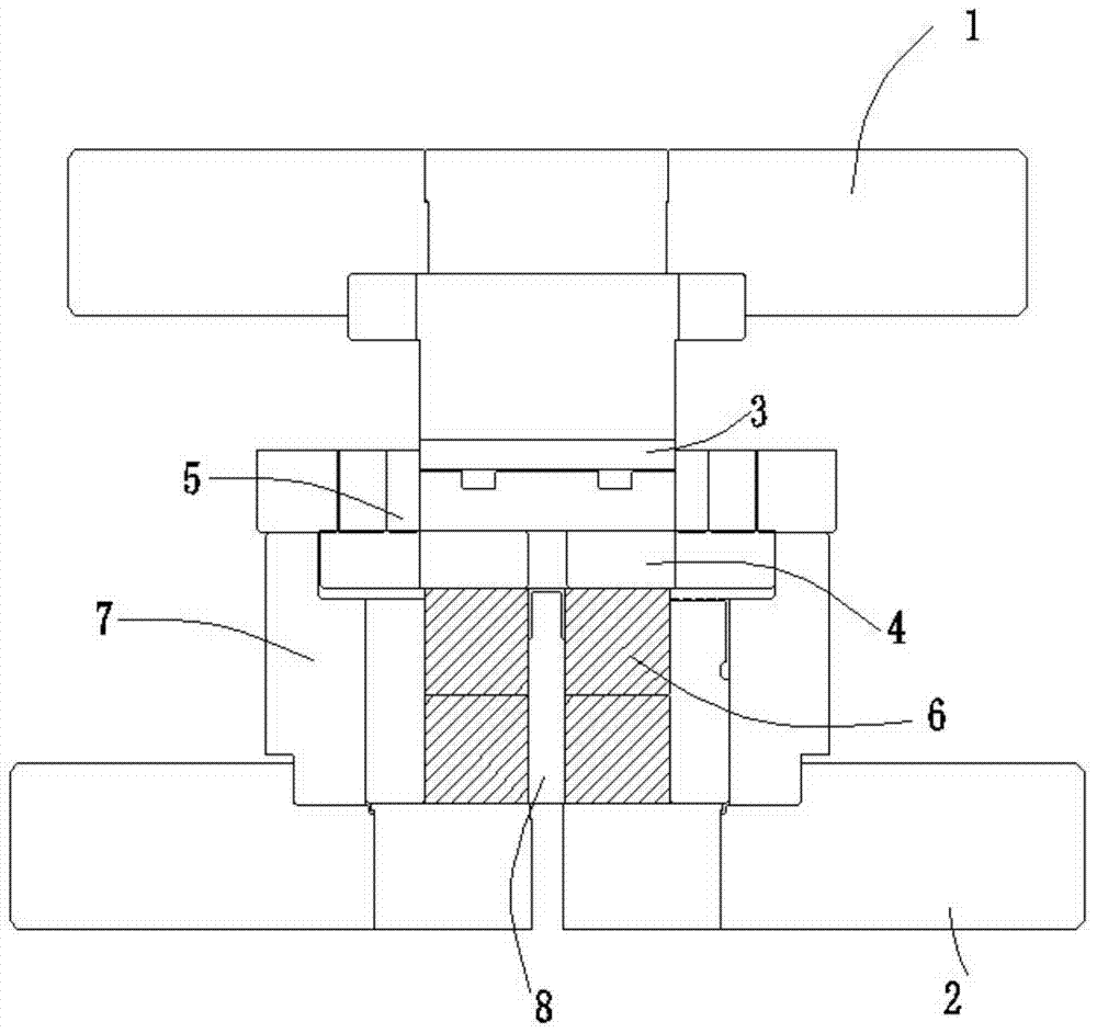 Extrusion machine for automobile exhaust pipe pressure device