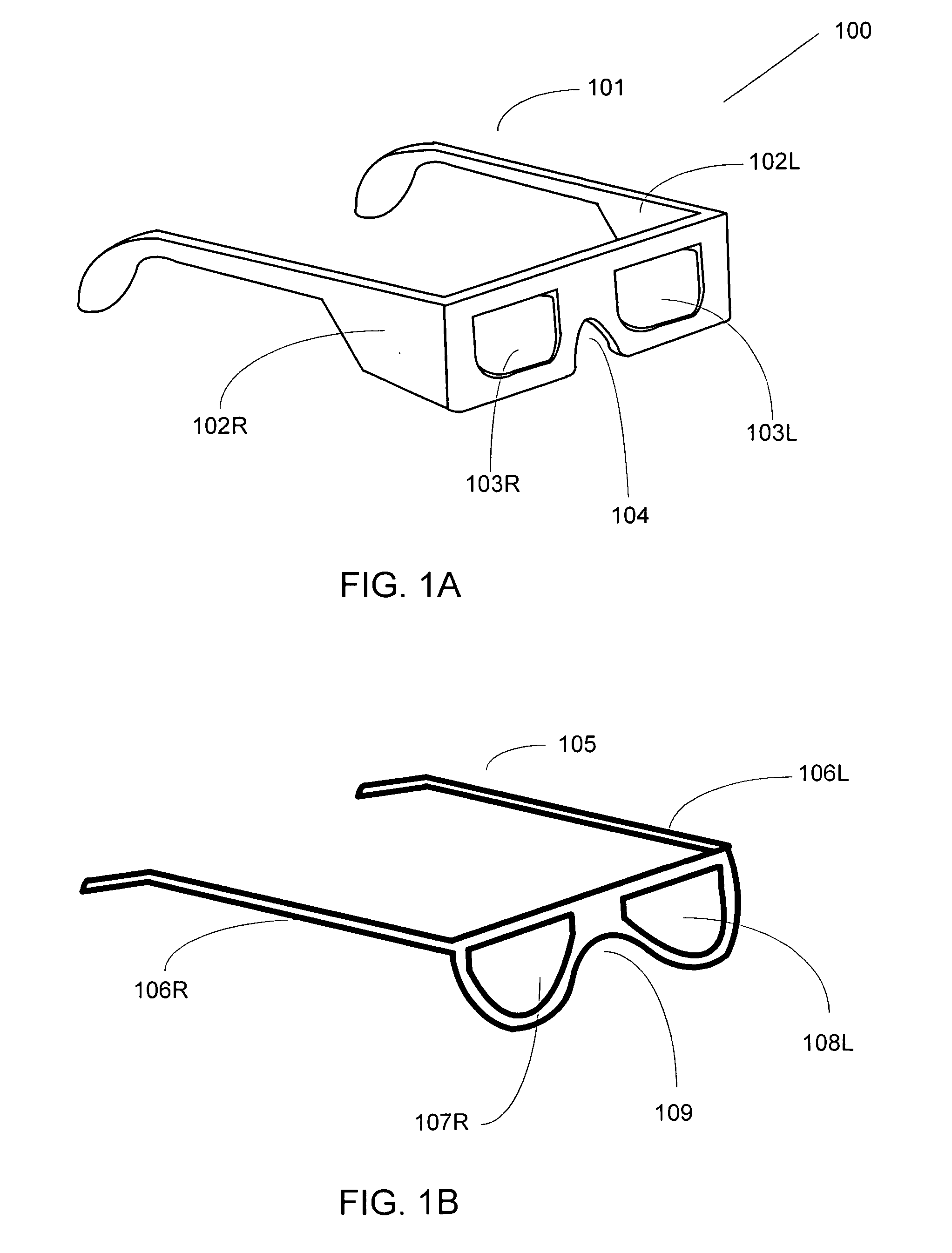 3-D eyewear