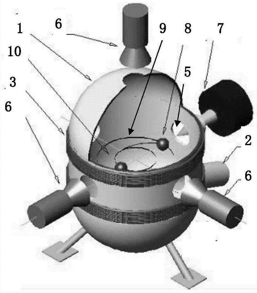 Experimental measuring method and measuring device for interaction between laser and space debris