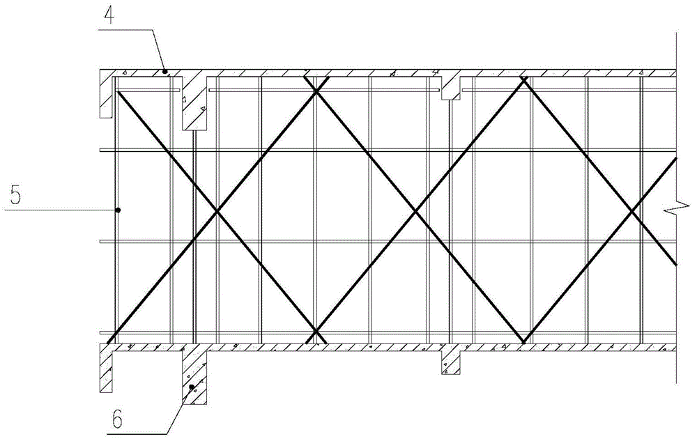 High-altitude supporting mold of structureless floor slab