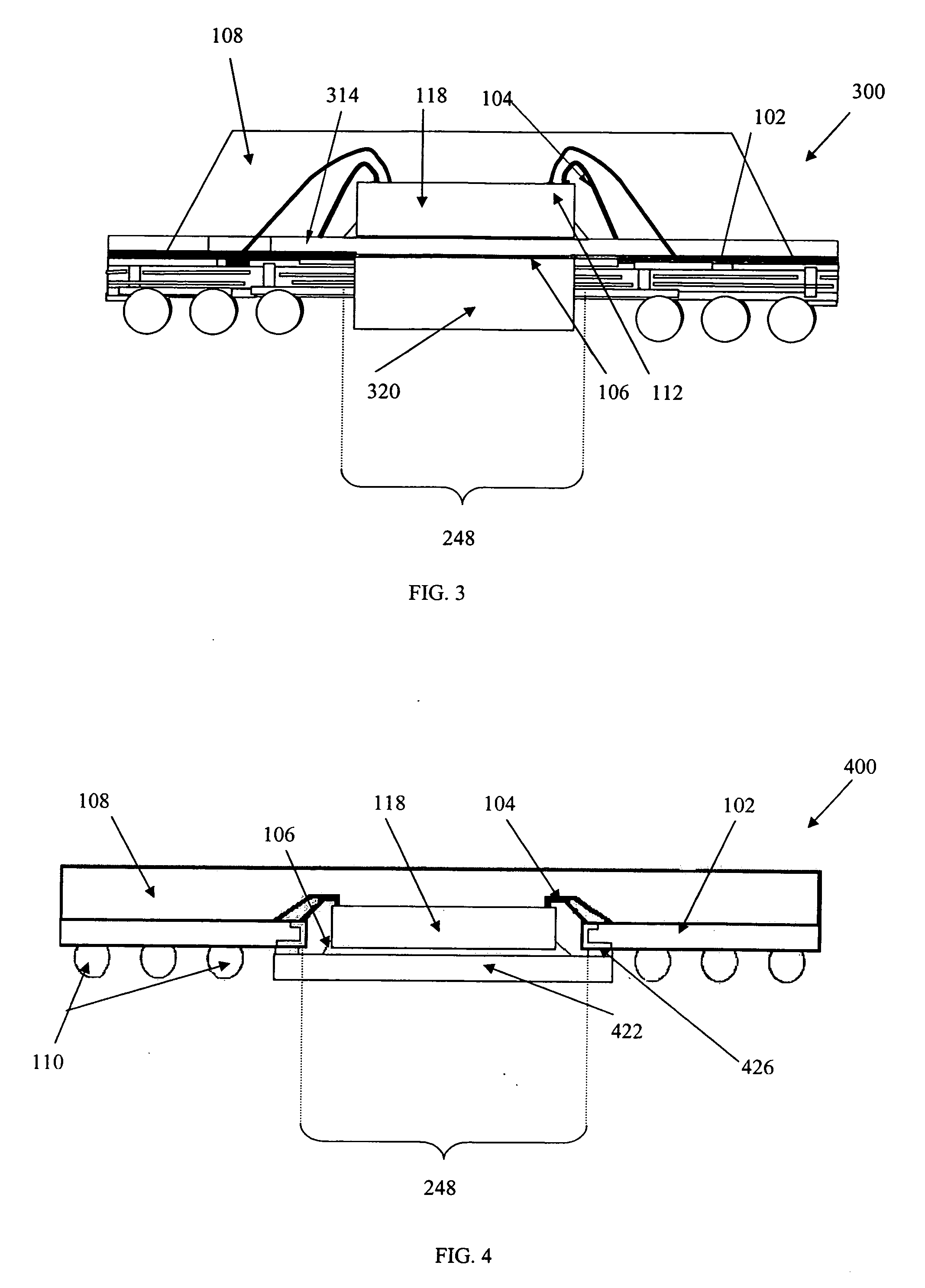 Integrated circuit package having exposed thermally conducting body
