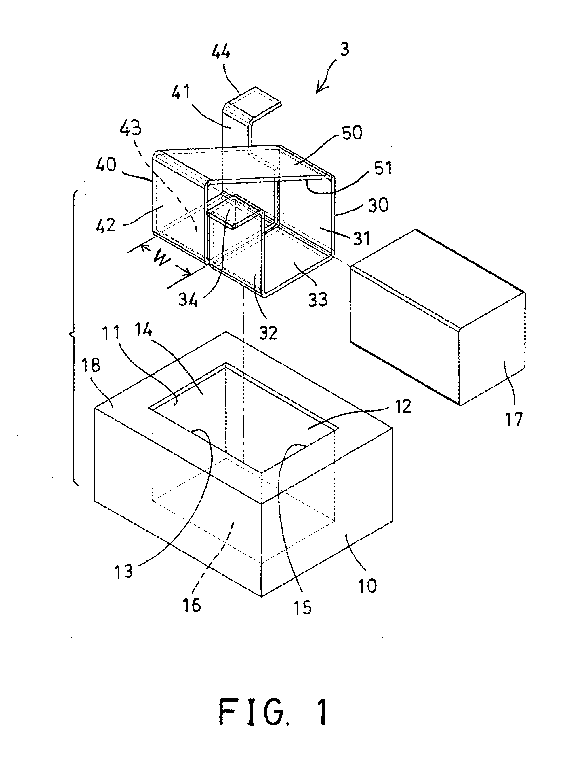 Inductor for surface mounting