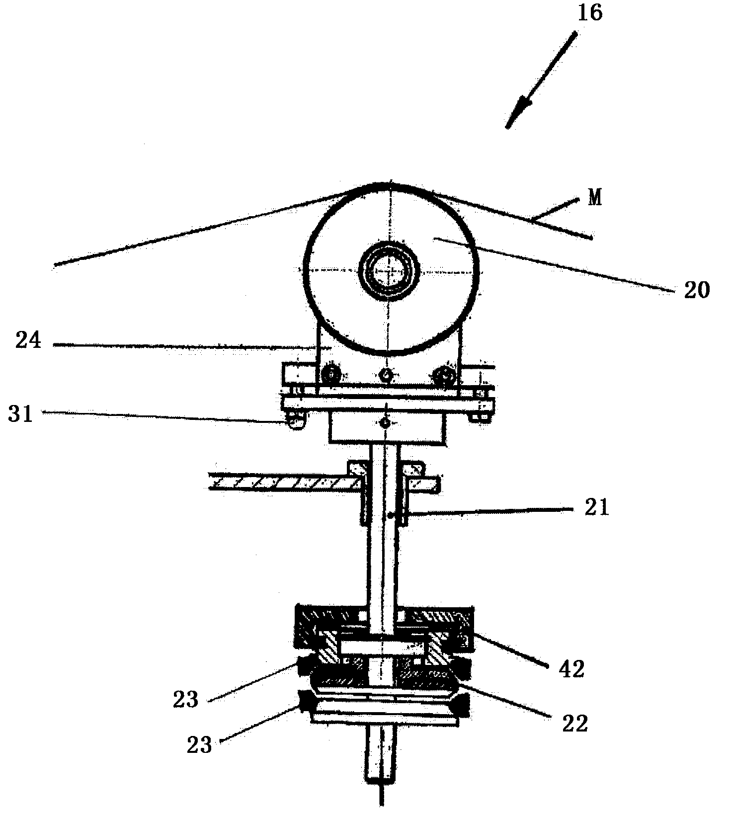 Method for wrapping a sheet of material and roll cutting device