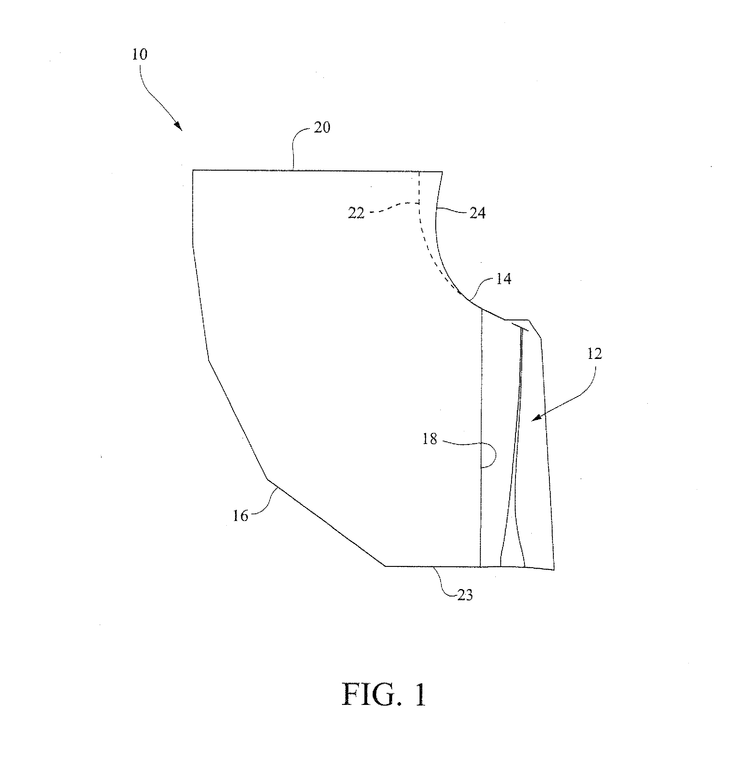 Low pressure turbine exhaust diffuser with turbulators