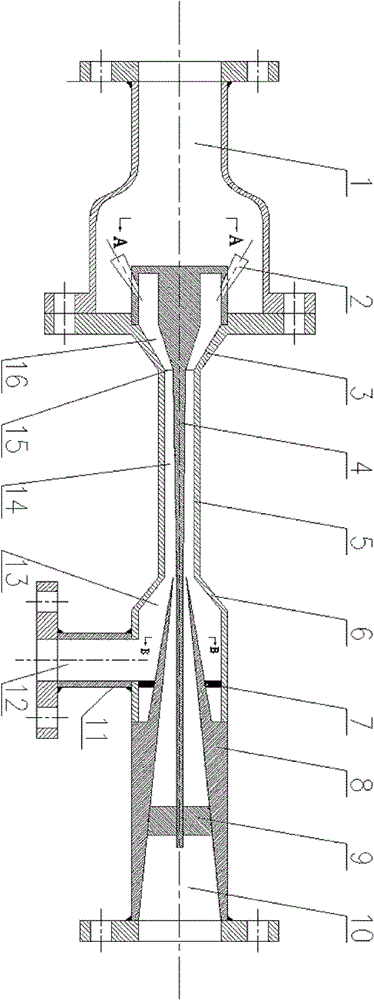 Multiple Inlet Nozzle Type Supersonic Condensation Separation Device