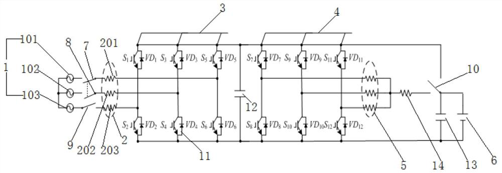 Vehicle-mounted charging system of electric vehicle