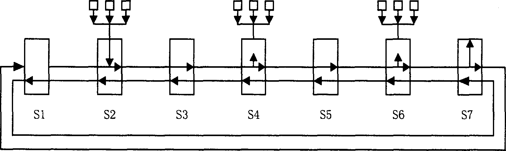 Method for transmitting singlecast service in resilient packet ring