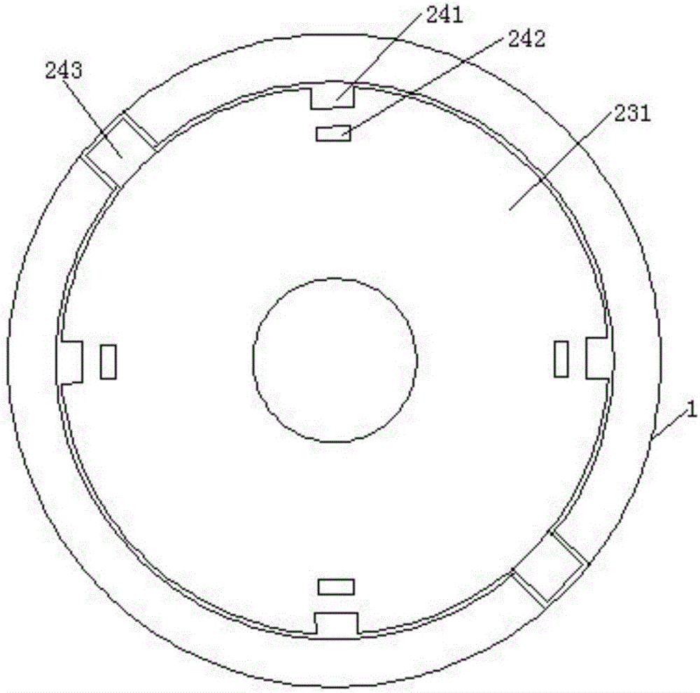 Filter cylinder device of sampling gun